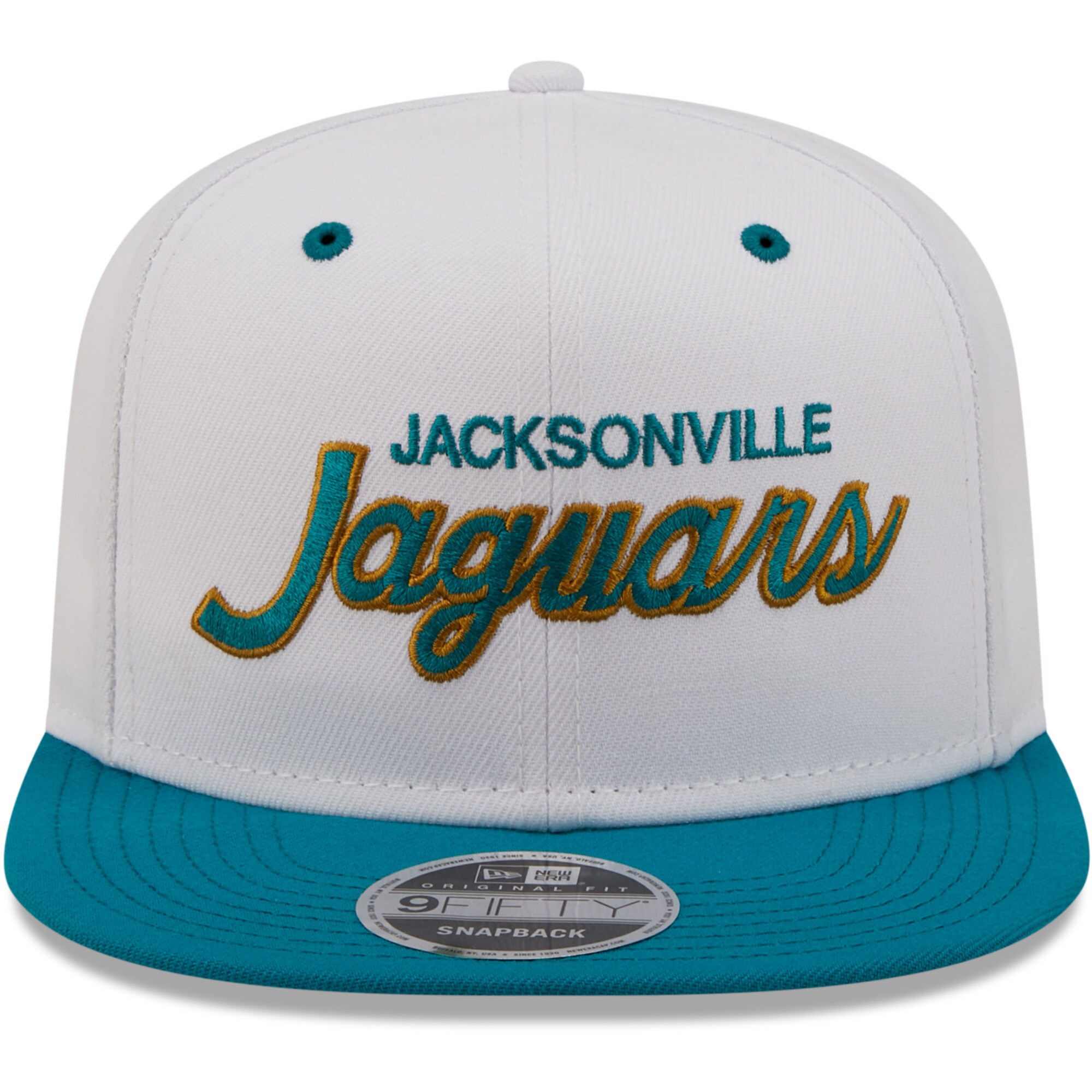 mens new era whiteteal jacksonville jaguars sparky original 9fifty snapback hat Collection – Jaguars Jerseys & Hats for Every Fan