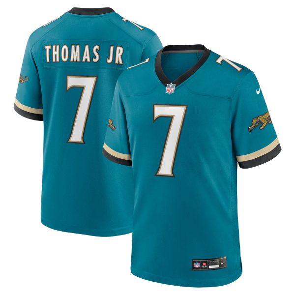 mens nike brian thomas jr. teal jacksonville jaguars prowler throwback player game jersey Collection – Jaguars Jerseys & Hats for Every Fan