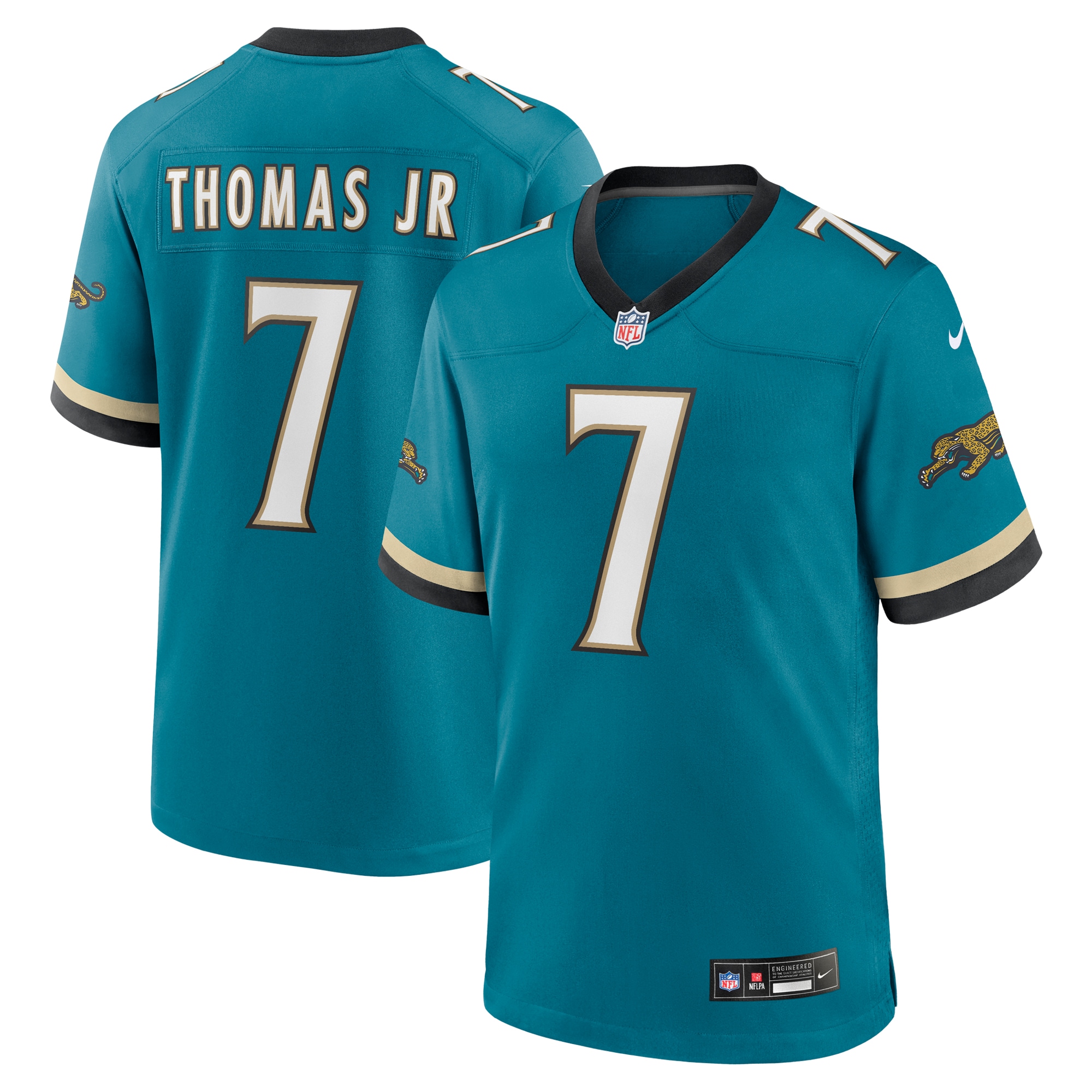 mens nike brian thomas jr. teal jacksonville jaguars prowler throwback player game jersey Collection – Jaguars Jerseys & Hats for Every Fan
