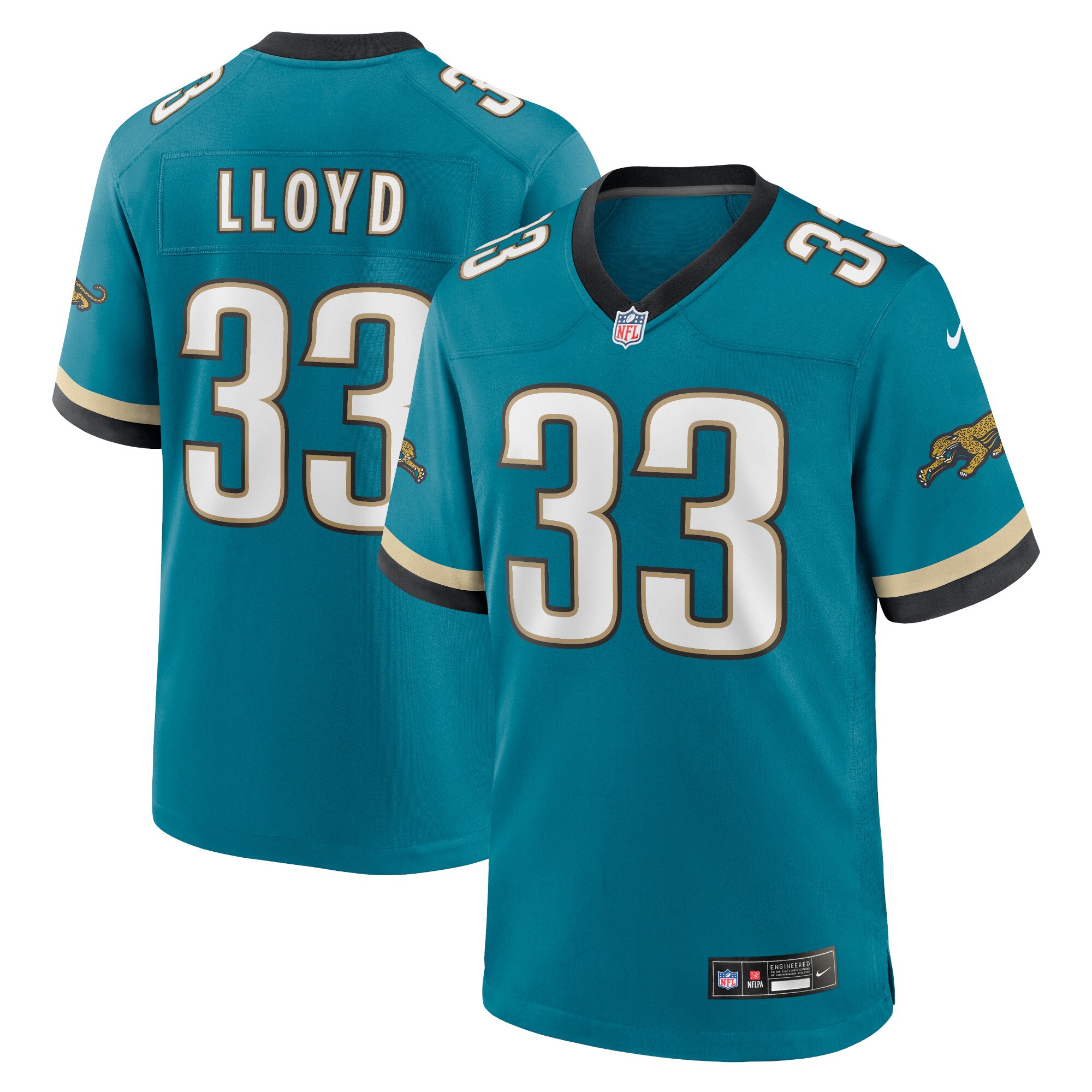 mens nike devin lloyd teal jacksonville jaguars prowler throwback player game jersey Collection – Jaguars Jerseys & Hats for Every Fan