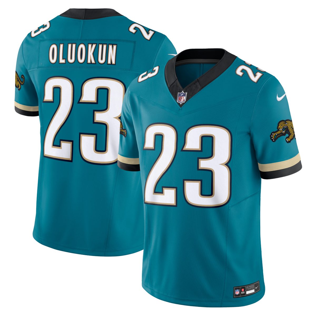 mens nike foye oluokun teal jacksonville jaguars prowler throwback vapor f.u.s.e. limited jersey Collection – Jaguars Jerseys & Hats for Every Fan
