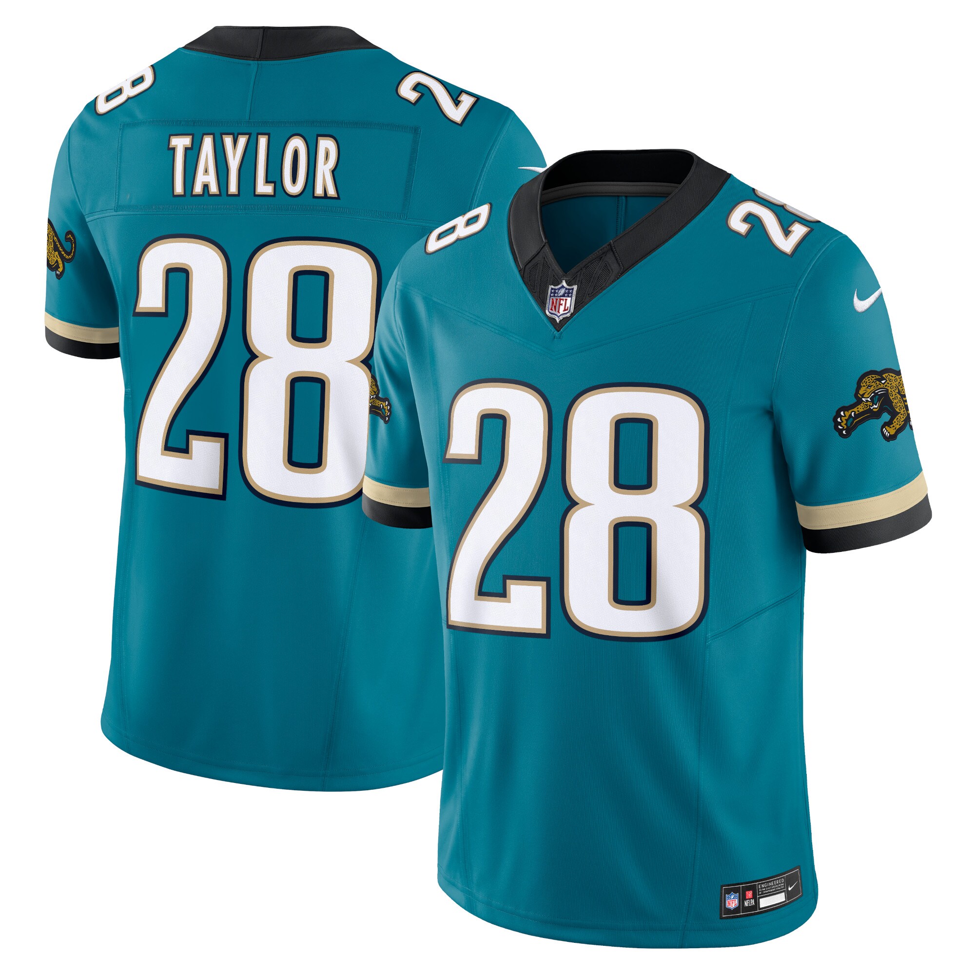 mens nike fred taylor teal jacksonville jaguars prowler throwback vapor f.u.s.e. limited retired player jersey Collection – Jaguars Jerseys & Hats for Every Fan