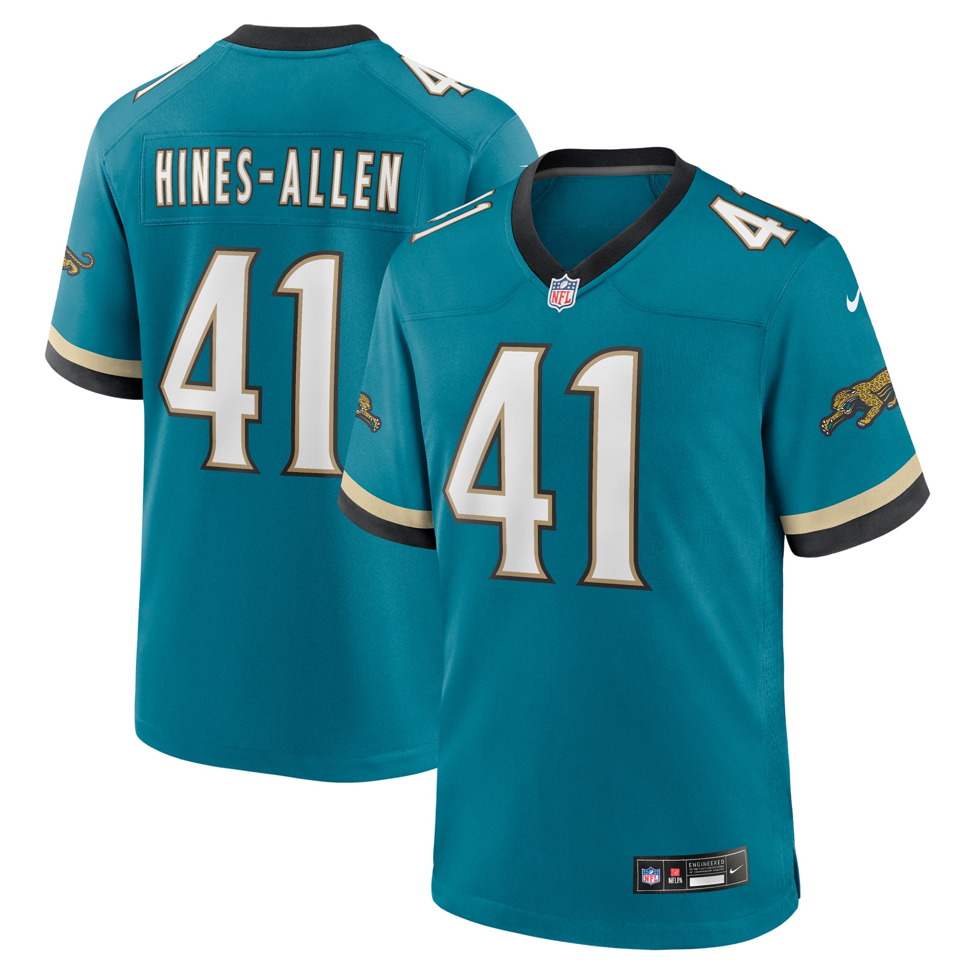 mens nike josh hines-allen teal jacksonville jaguars prowler throwback player game jersey Collection – Jaguars Jerseys & Hats for Every Fan