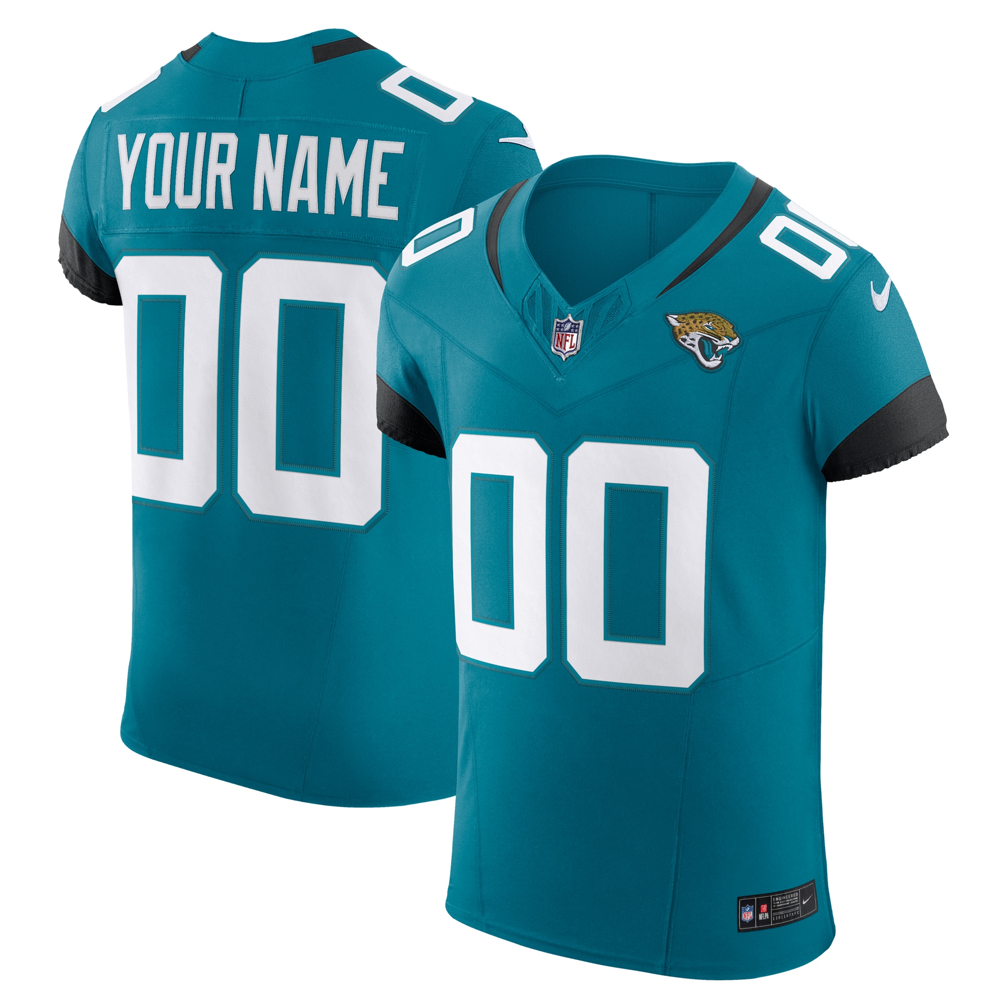 mens nike teal jacksonville jaguars vapor f.u.s.e. elite custom jersey Collection – Jaguars Jerseys & Hats for Every Fan
