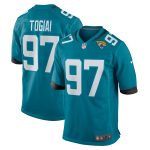 mens nike tommy togiai teal jacksonville jaguars team game jersey Collection – Jaguars Jerseys & Hats for Every Fan
