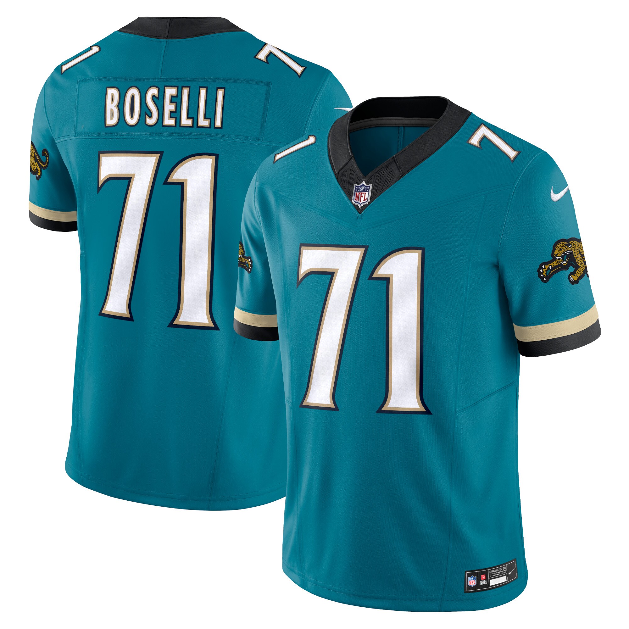 mens nike tony boselli teal jacksonville jaguars prowler throwback vapor f.u.s.e. limited retired player jersey Collection – Jaguars Jerseys & Hats for Every Fan