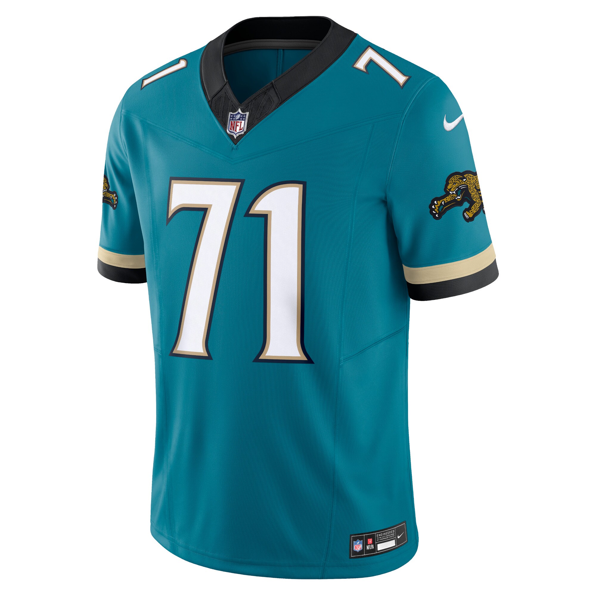 mens nike tony boselli teal jacksonville jaguars prowler throwback vapor f.u.s.e. limited retired player jersey Collection – Jaguars Jerseys & Hats for Every Fan