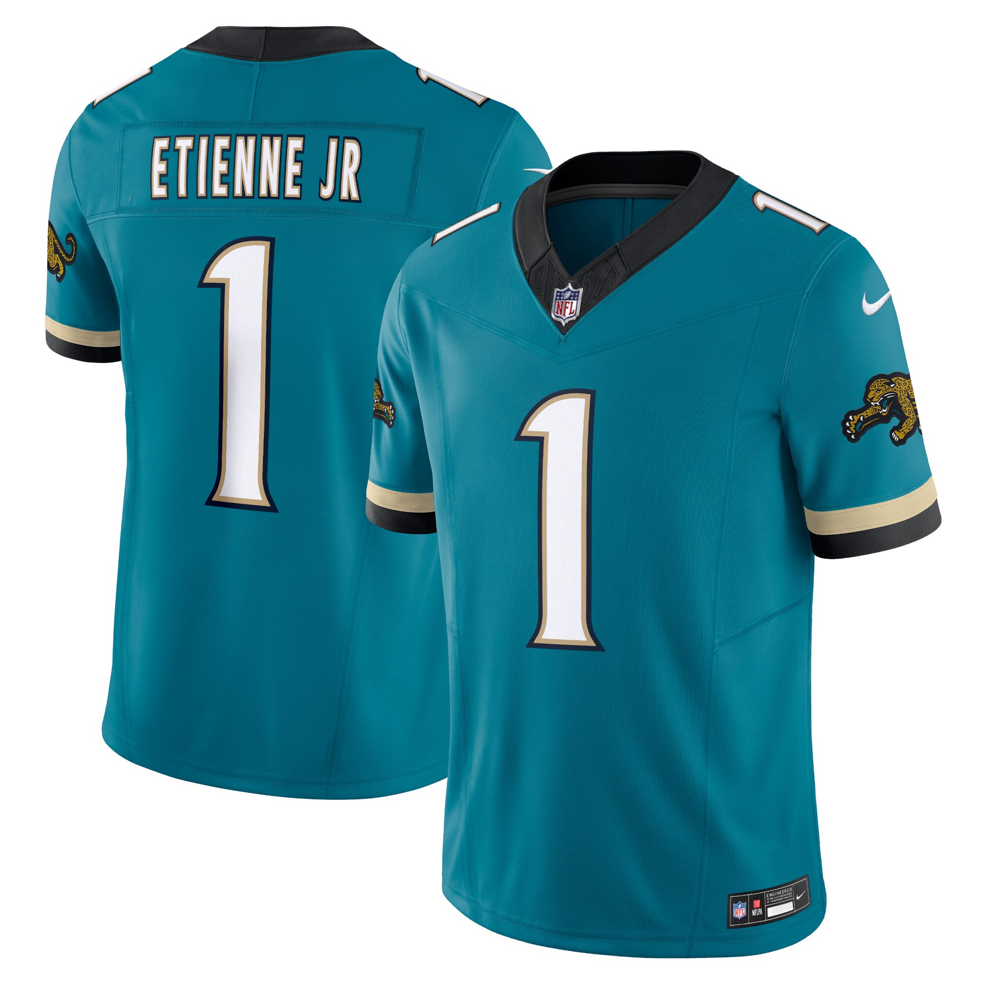 mens nike travis etienne teal jacksonville jaguars prowler throwback vapor f.u.s.e. limited jersey Collection – Jaguars Jerseys & Hats for Every Fan