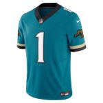 mens nike travis etienne teal jacksonville jaguars prowler throwback vapor f.u.s.e. limited jersey Collection – Jaguars Jerseys & Hats for Every Fan