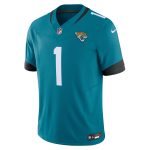 mens nike travis etienne teal jacksonville jaguars vapor f.u.s.e. limited jersey Collection – Jaguars Jerseys & Hats for Every Fan