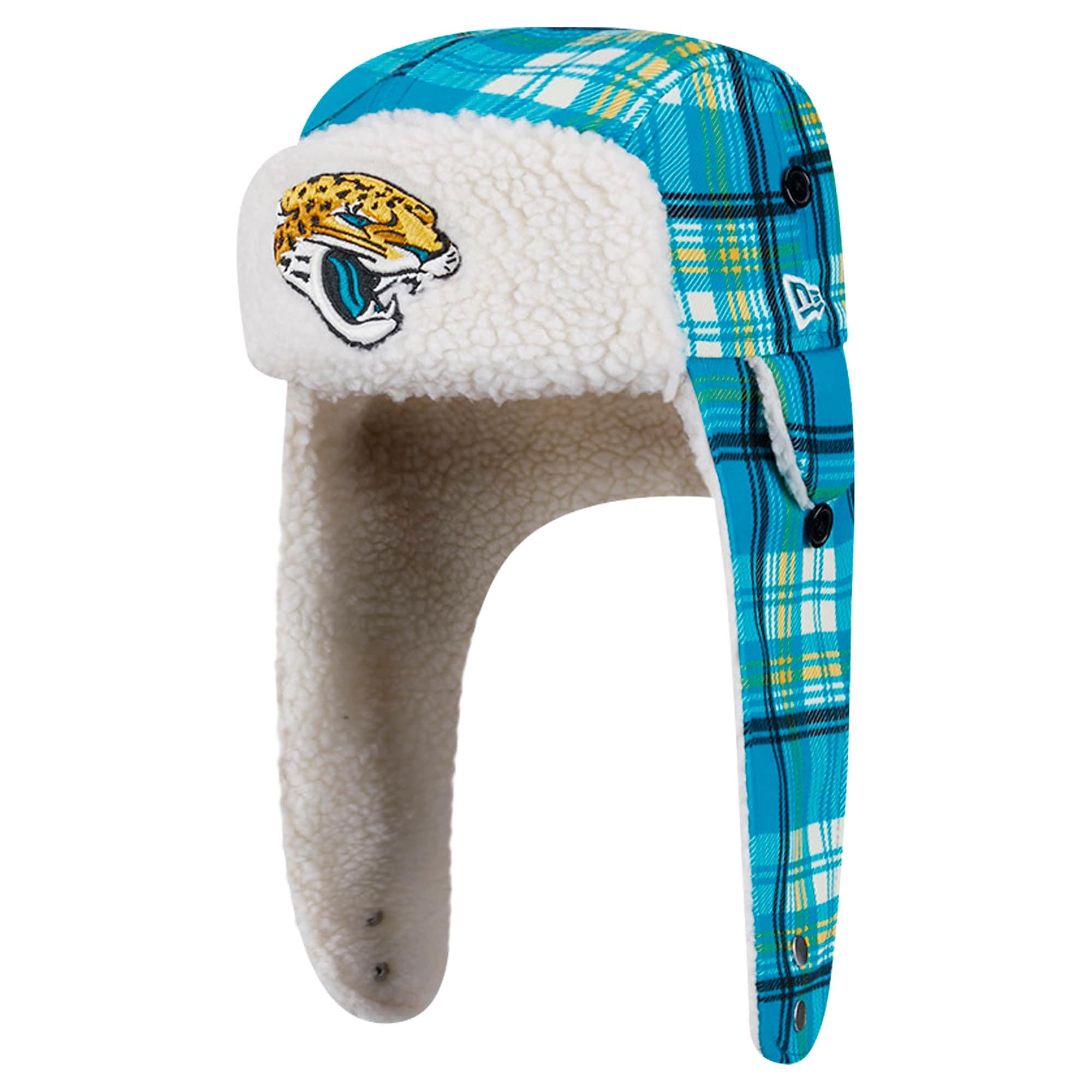 new era teal jacksonville jaguars sideline plaid sherpa trapper hat Collection – Jaguars Jerseys & Hats for Every Fan