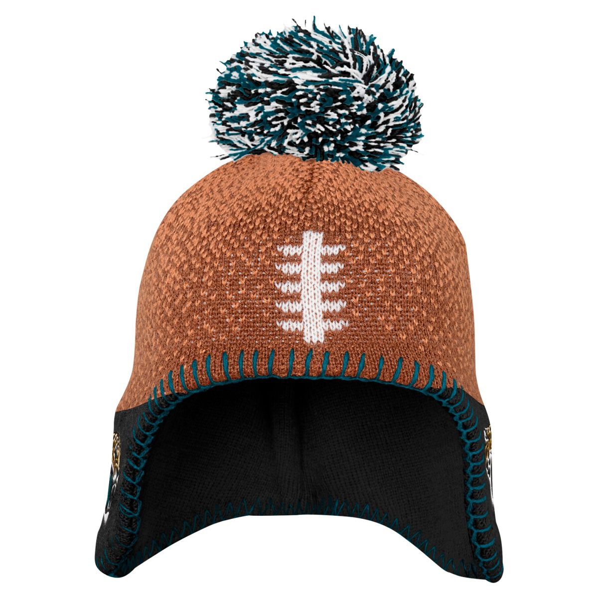 preschool brown jacksonville jaguars football head knit hat with pom Collection – Jaguars Jerseys & Hats for Every Fan
