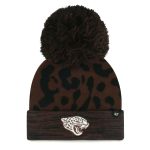 womens 47 brown jacksonville jaguars cacao cuffed knit hat with pom Collection – Jaguars Jerseys & Hats for Every Fan