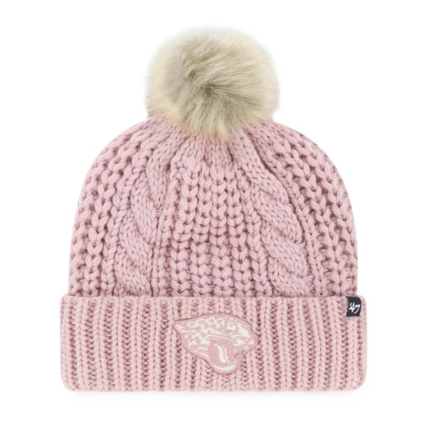 womens 47 dusty rose jacksonville jaguars meeko cuffed knit hat with pom Collection – Jaguars Jerseys & Hats for Every Fan