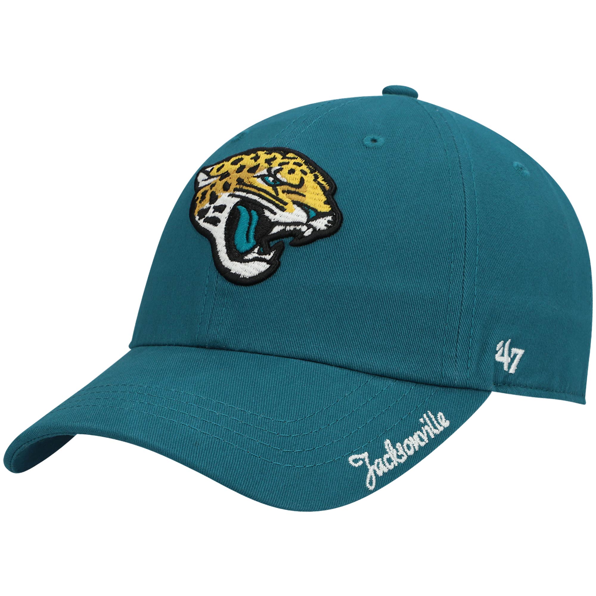 womens 47 teal jacksonville jaguars miata clean up secondary adjustable hat Collection – Jaguars Jerseys & Hats for Every Fan