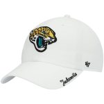 womens 47 white jacksonville jaguars miata clean up logo adjustable hat Collection – Jaguars Jerseys & Hats for Every Fan