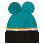 womens new era black jacksonville jaguars double bubble cuffed knit hat with poms Collection – Jaguars Jerseys & Hats for Every Fan
