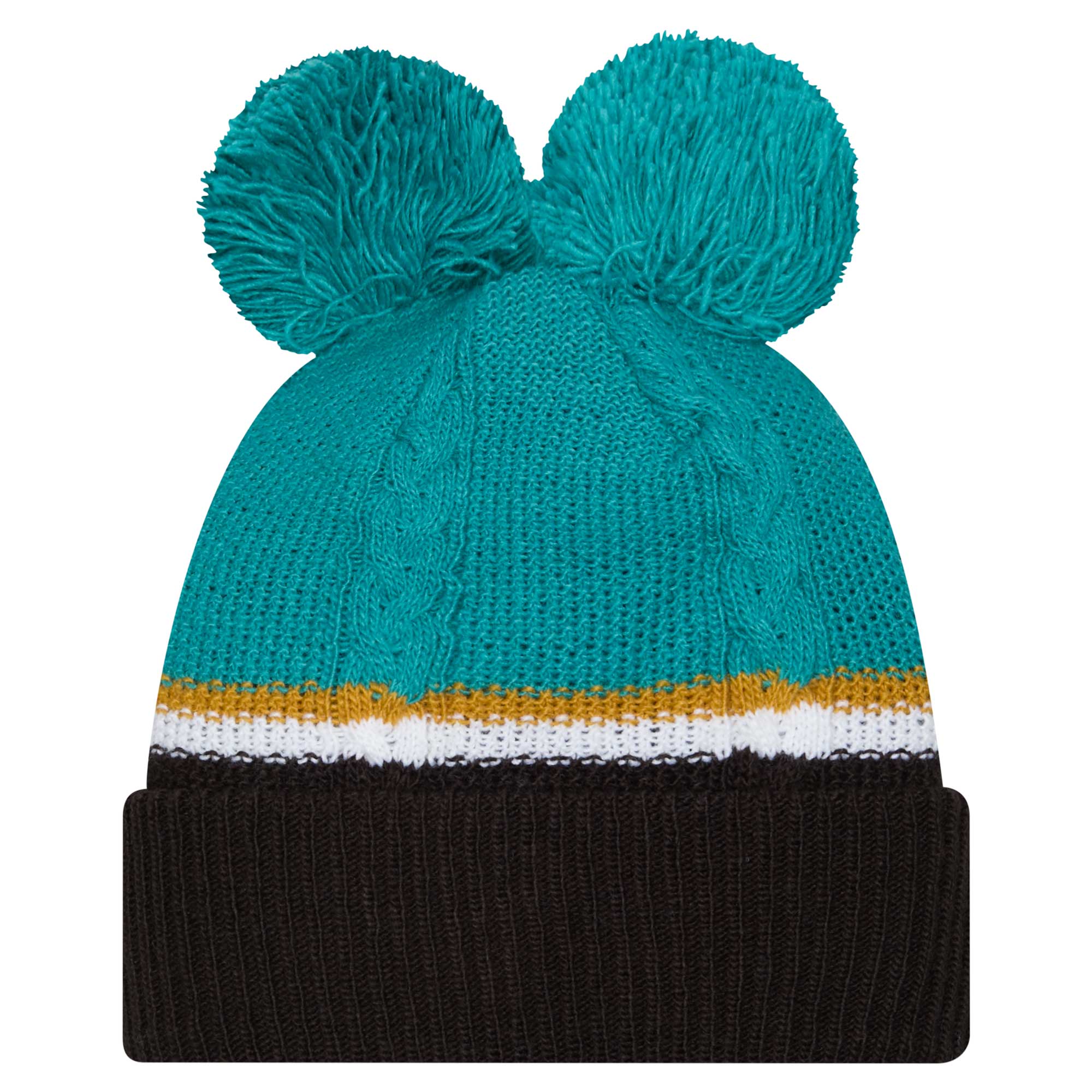 womens new era black jacksonville jaguars double bubble cuffed knit hat with poms Collection – Jaguars Jerseys & Hats for Every Fan
