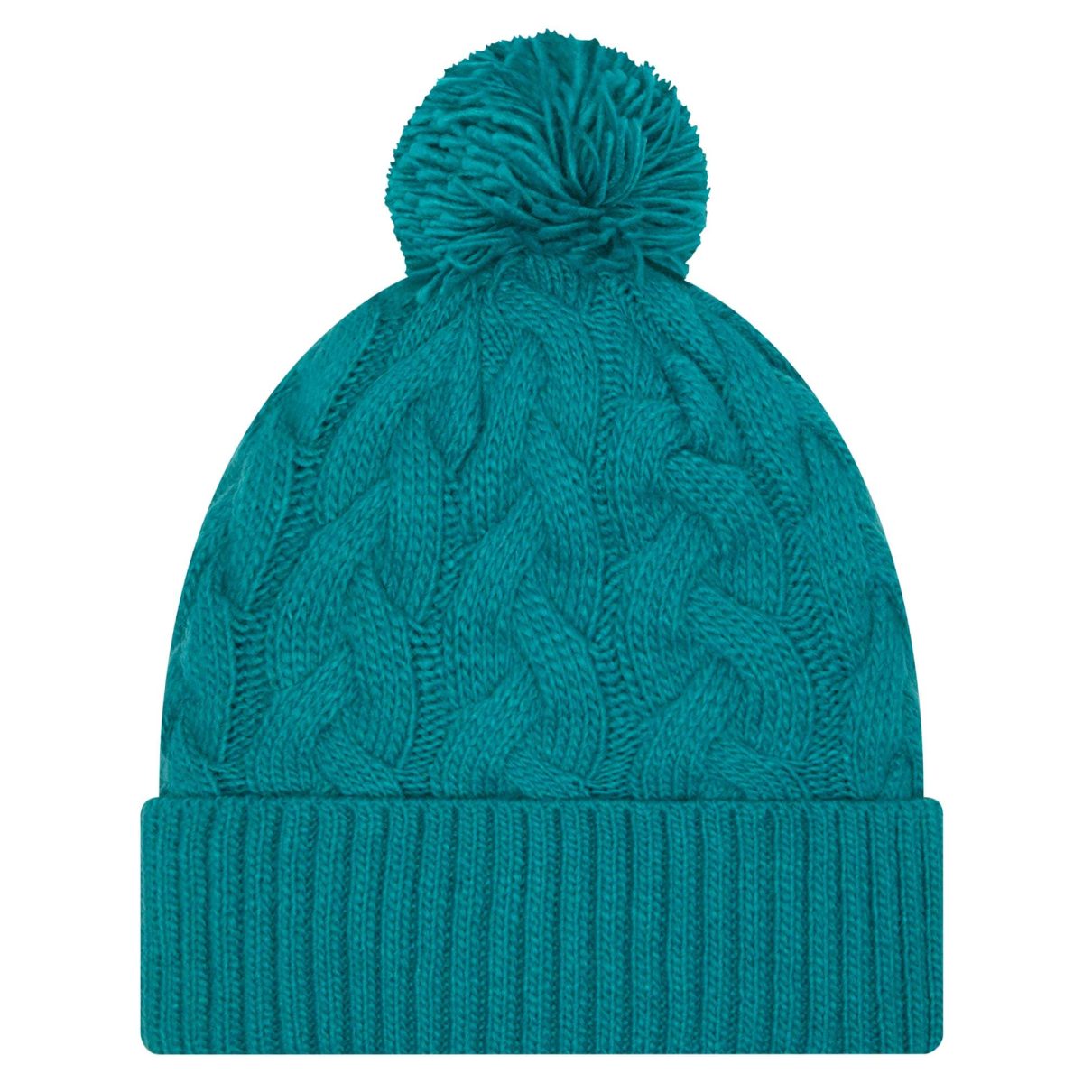 womens new era teal jacksonville jaguars cable cuffed knit hat with pom Collection – Jaguars Jerseys & Hats for Every Fan