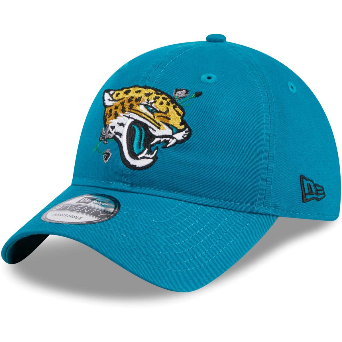 womens new era teal jacksonville jaguars game day flower 9twenty adjustable hat Collection – Jaguars Jerseys & Hats for Every Fan