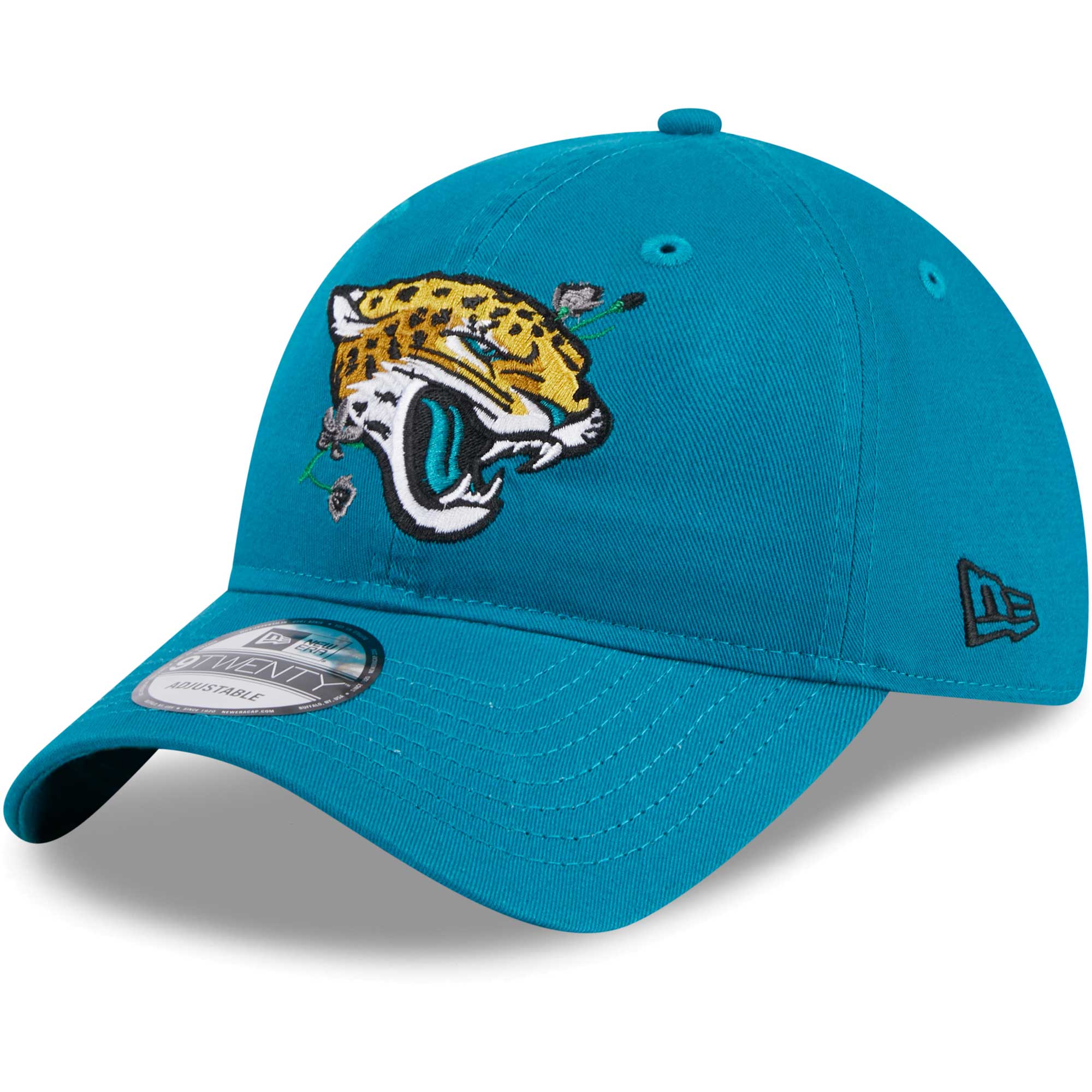 womens new era teal jacksonville jaguars game day flower 9twenty adjustable hat Collection – Jaguars Jerseys & Hats for Every Fan
