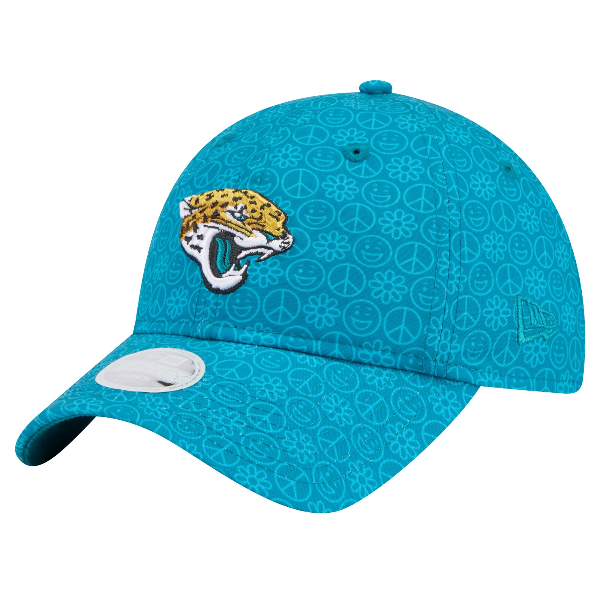womens new era teal jacksonville jaguars smiley 9twenty adjustable hat Collection – Jaguars Jerseys & Hats for Every Fan