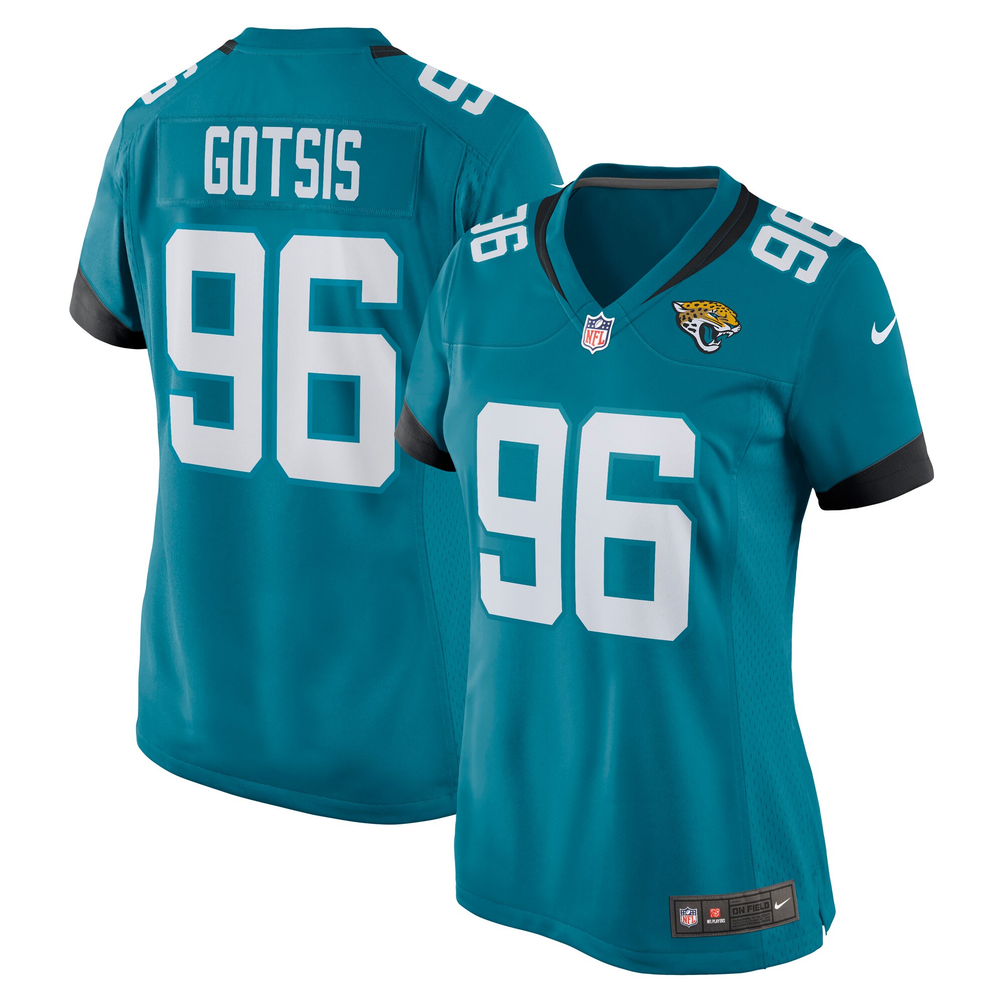 womens nike adam gotsis teal jacksonville jaguars game jersey Collection – Jaguars Jerseys & Hats for Every Fan