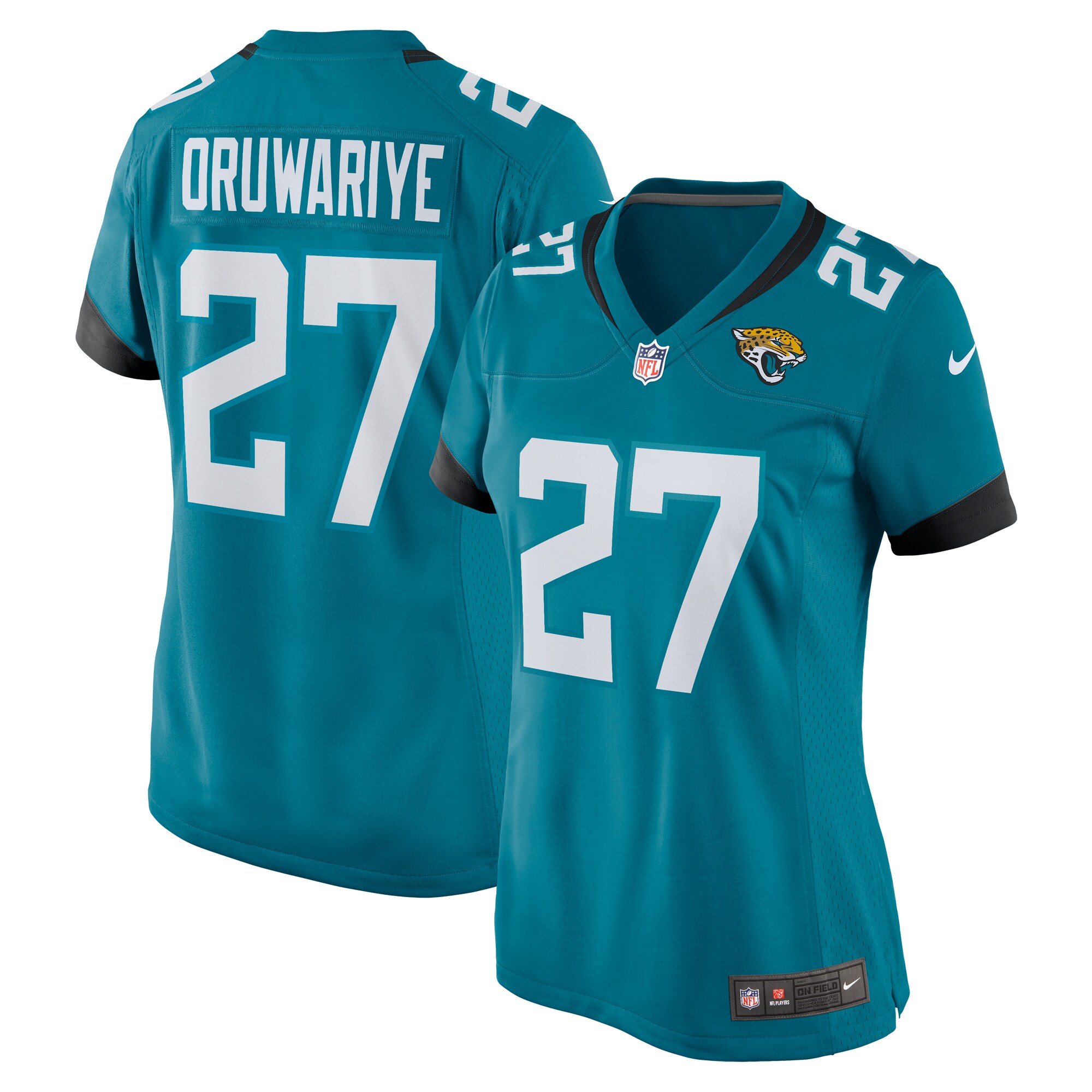 womens nike amani oruwariye teal jacksonville jaguars game jersey Collection – Jaguars Jerseys & Hats for Every Fan