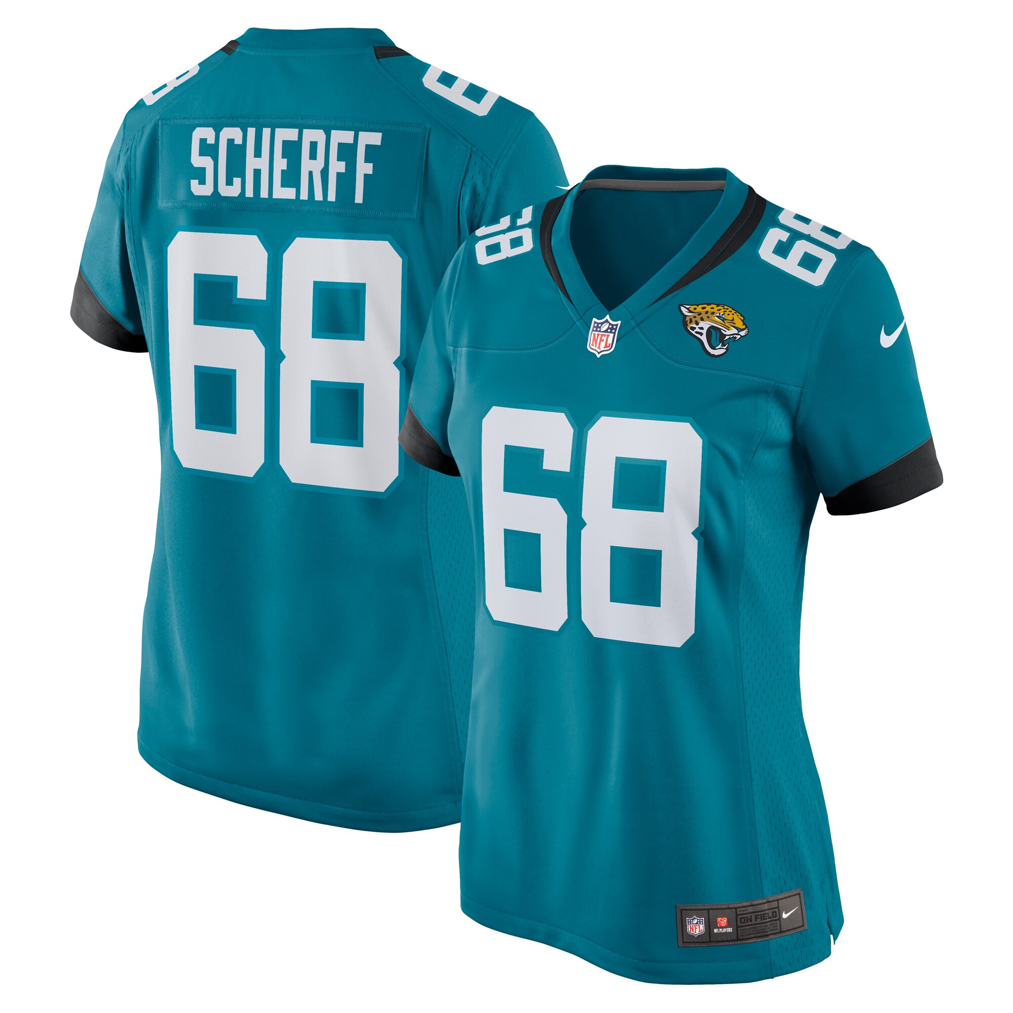 womens nike brandon scherff teal jacksonville jaguars game player jersey Collection – Jaguars Jerseys & Hats for Every Fan