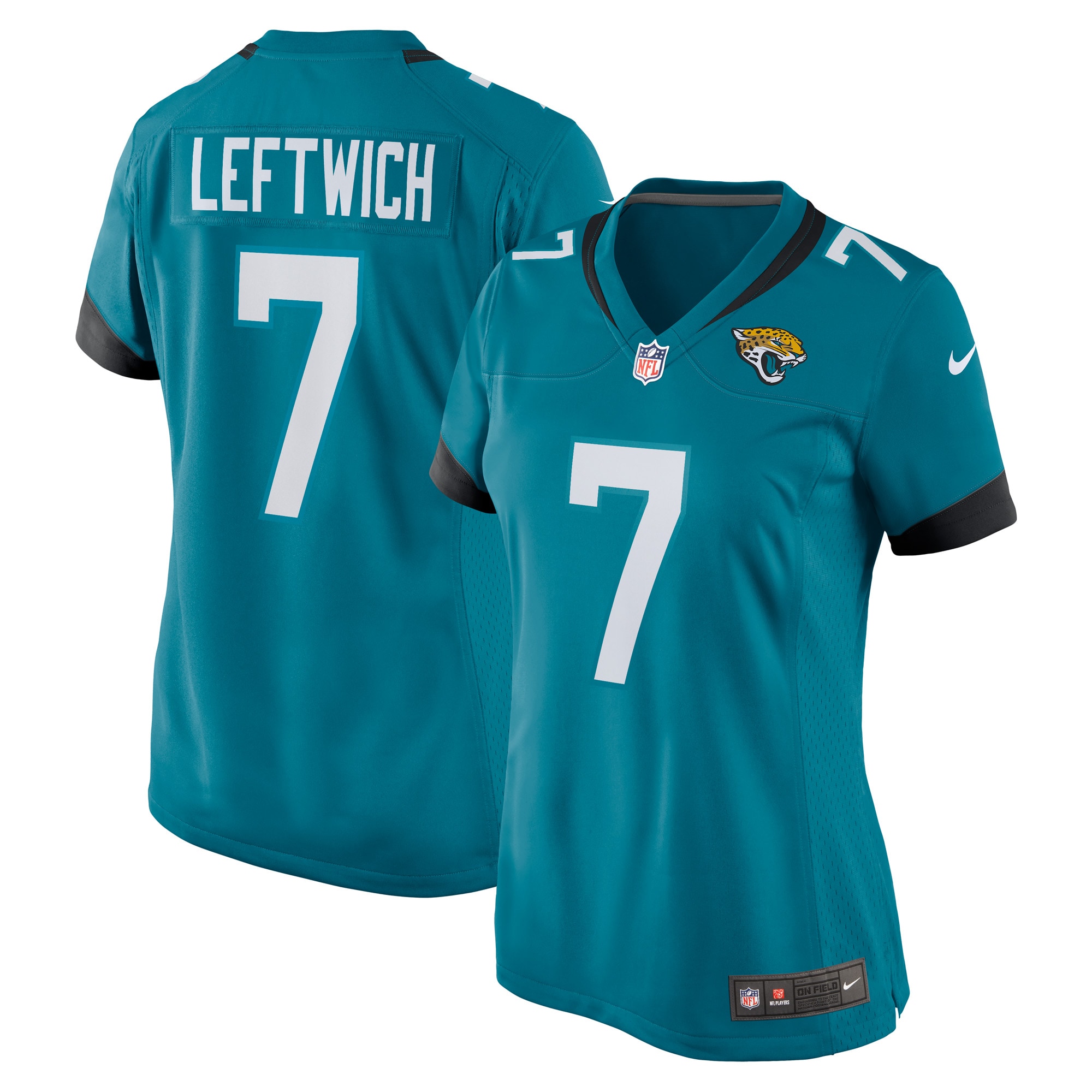 womens nike byron leftwich teal jacksonville jaguars retired player game jersey Collection – Jaguars Jerseys & Hats for Every Fan
