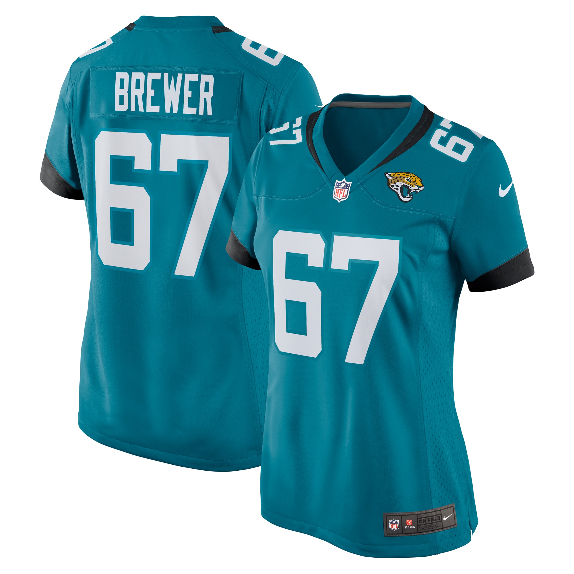 womens nike chandler brewer teal jacksonville jaguars game jersey Collection – Jaguars Jerseys & Hats for Every Fan