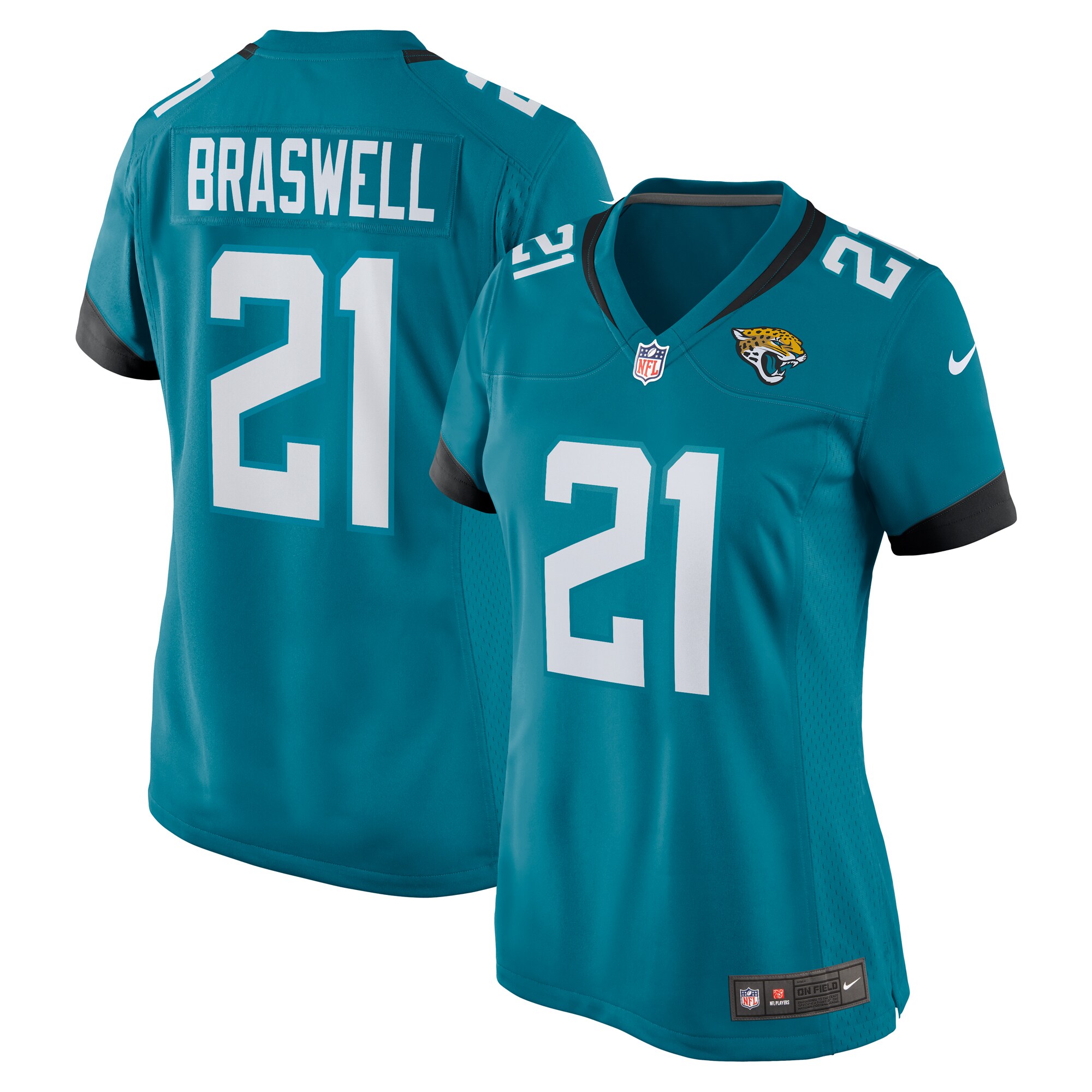 womens nike christian braswell teal jacksonville jaguars team game jersey Collection – Jaguars Jerseys & Hats for Every Fan