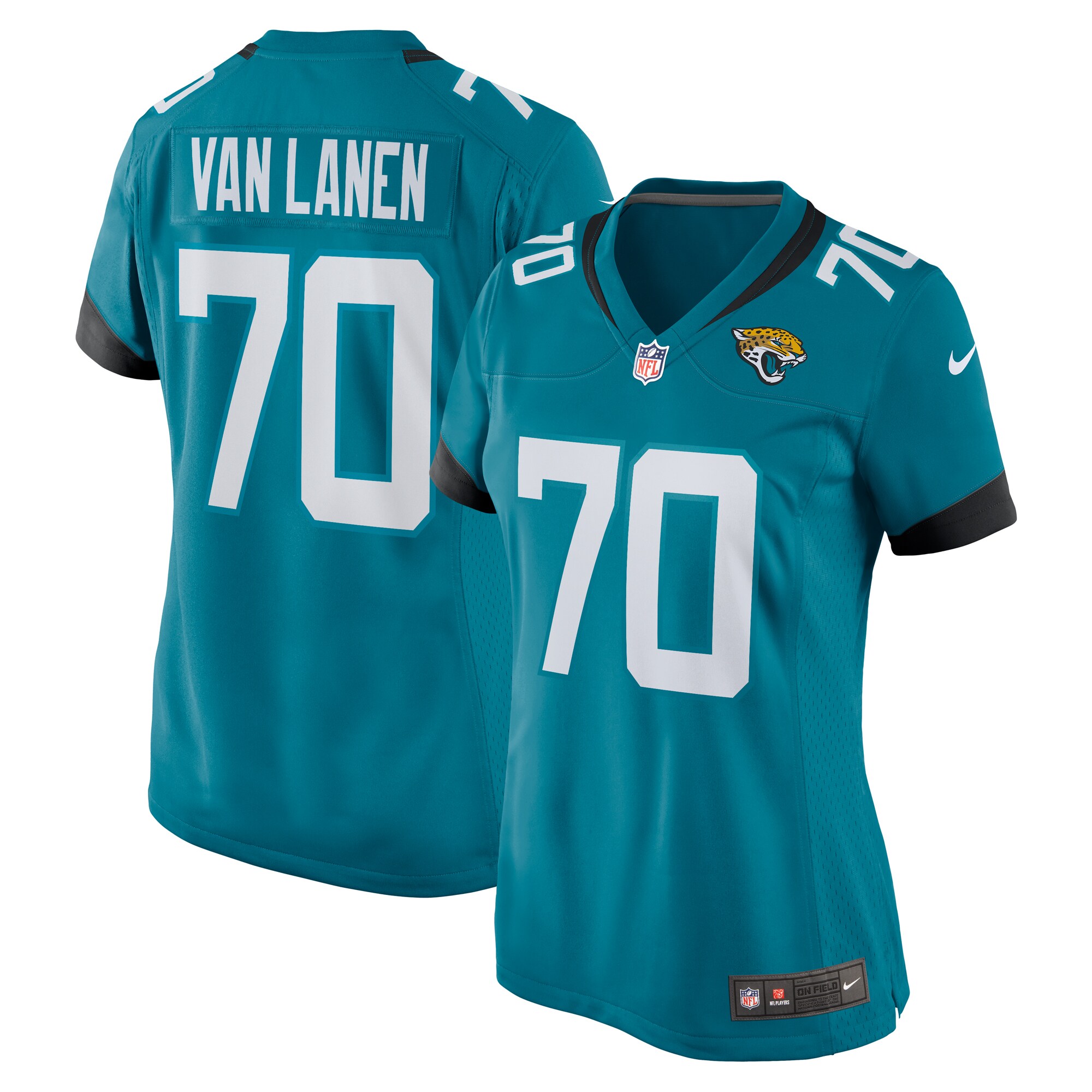 womens nike cole van lanen teal jacksonville jaguars game player jersey Collection – Jaguars Jerseys & Hats for Every Fan