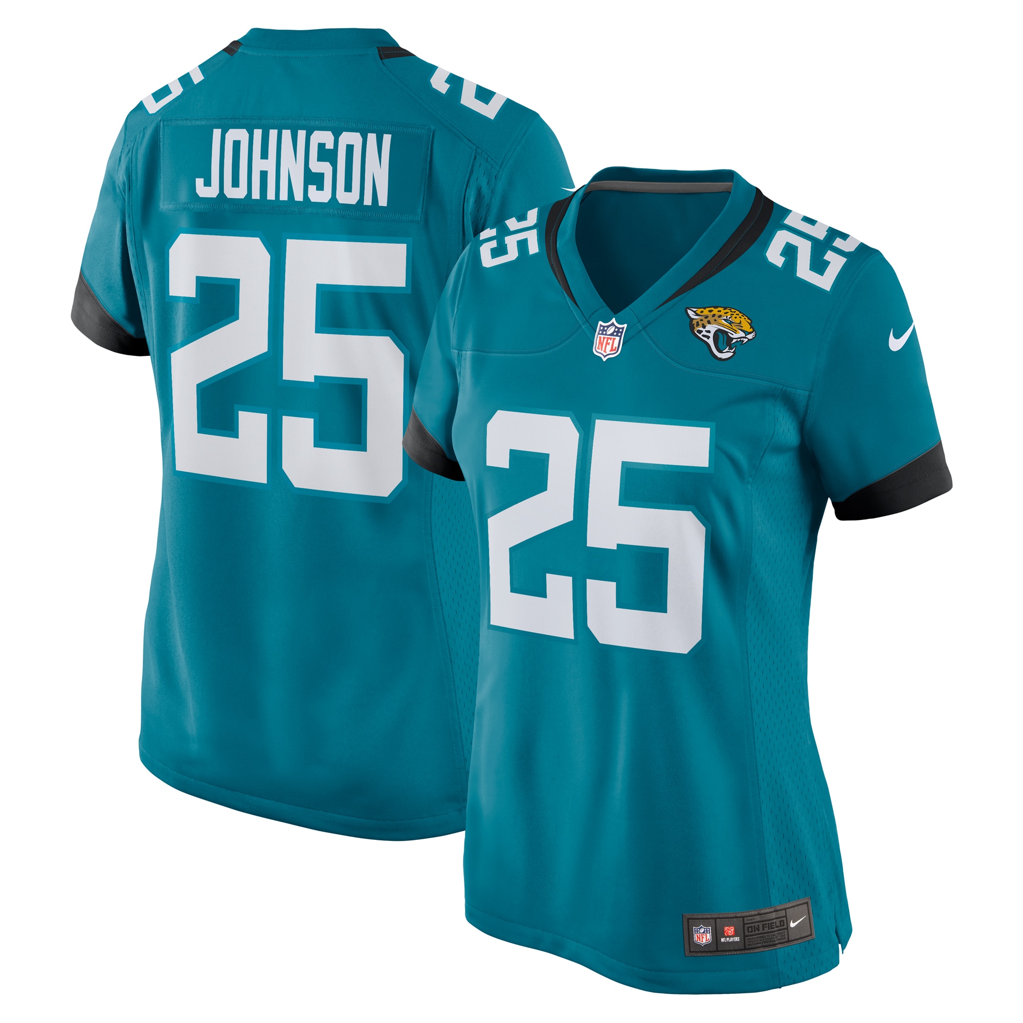 womens nike dernest johnson teal jacksonville jaguars team game jersey Collection – Jaguars Jerseys & Hats for Every Fan