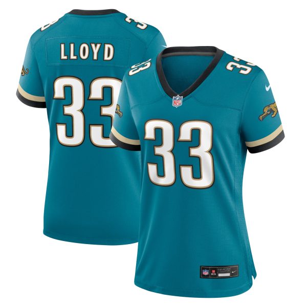womens nike devin lloyd teal jacksonville jaguars prowler throwback game jersey Collection – Jaguars Jerseys & Hats for Every Fan