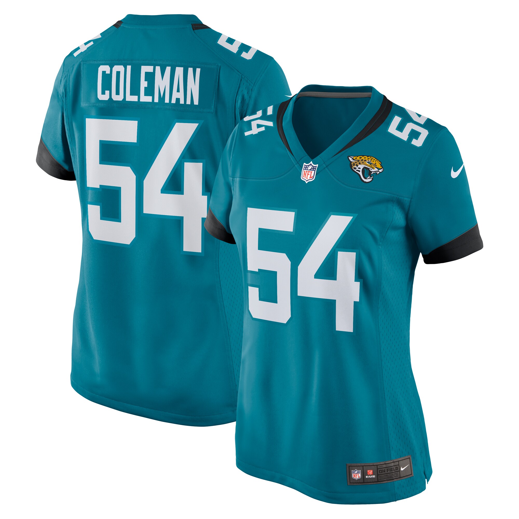 womens nike dj coleman teal jacksonville jaguars game jersey Collection – Jaguars Jerseys & Hats for Every Fan
