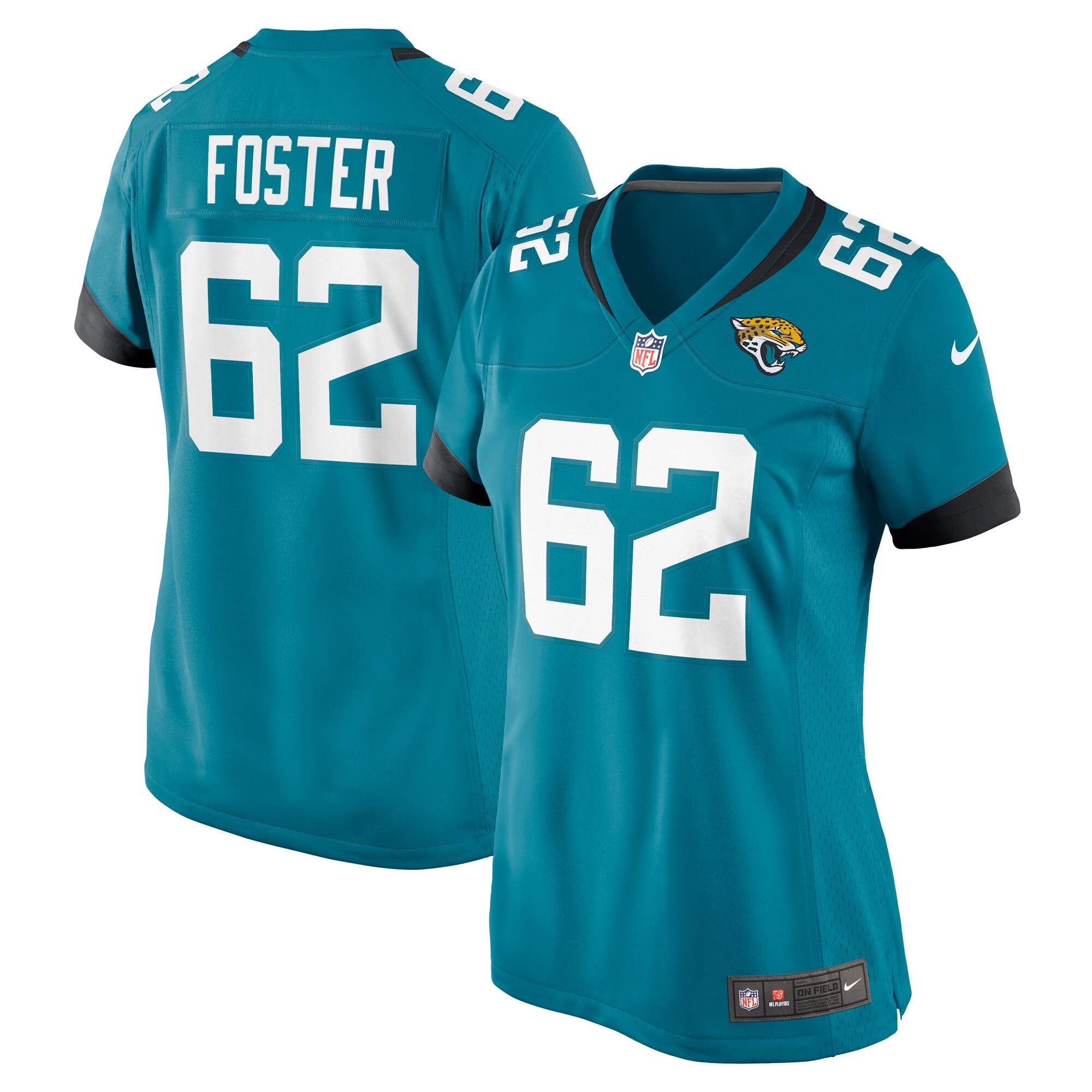 womens nike javon foster teal jacksonville jaguars game jersey Collection – Jaguars Jerseys & Hats for Every Fan