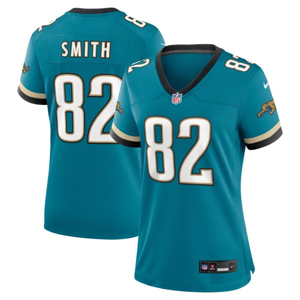 womens nike jimmy smith teal jacksonville jaguars prowler throwback retired player game jersey Collection – Jaguars Jerseys & Hats for Every Fan