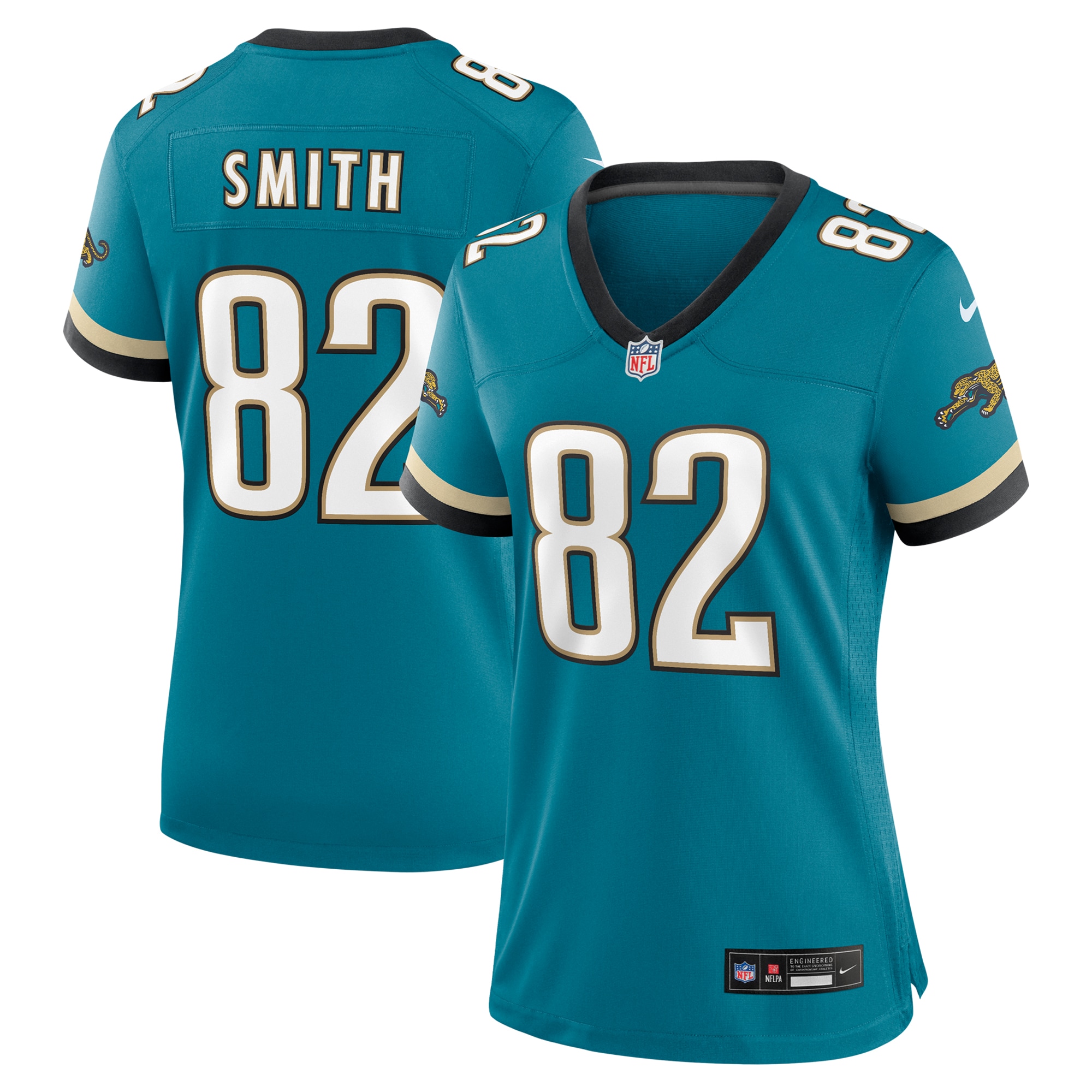womens nike jimmy smith teal jacksonville jaguars prowler throwback retired player game jersey Collection – Jaguars Jerseys & Hats for Every Fan