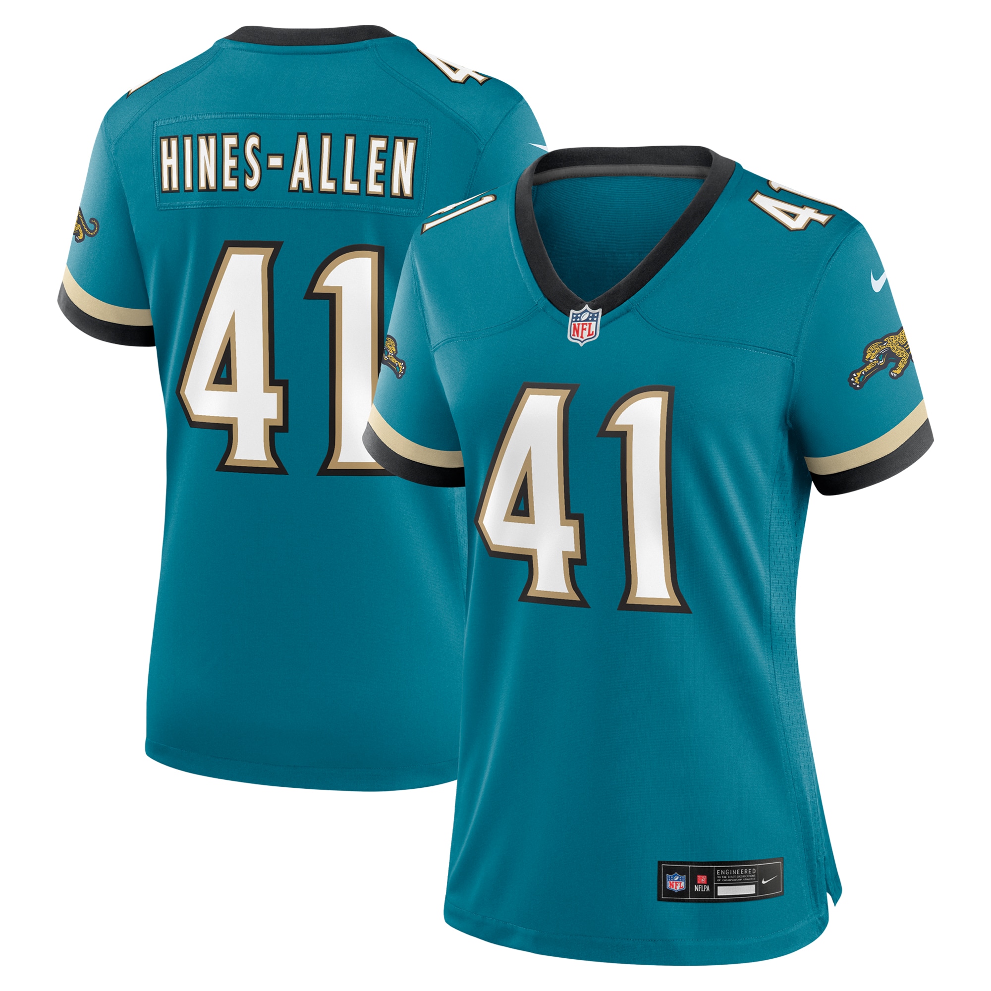 womens nike josh hines-allen teal jacksonville jaguars prowler throwback game jersey Collection – Jaguars Jerseys & Hats for Every Fan
