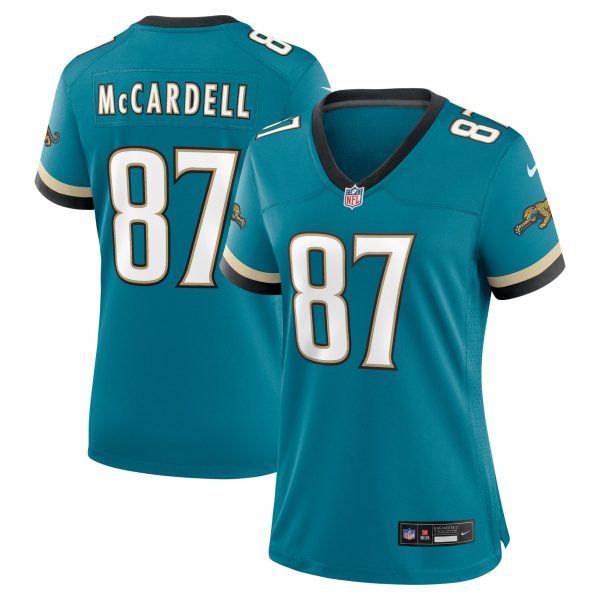 womens nike keenan mccardell teal jacksonville jaguars prowler throwback retired player game jersey Collection – Jaguars Jerseys & Hats for Every Fan