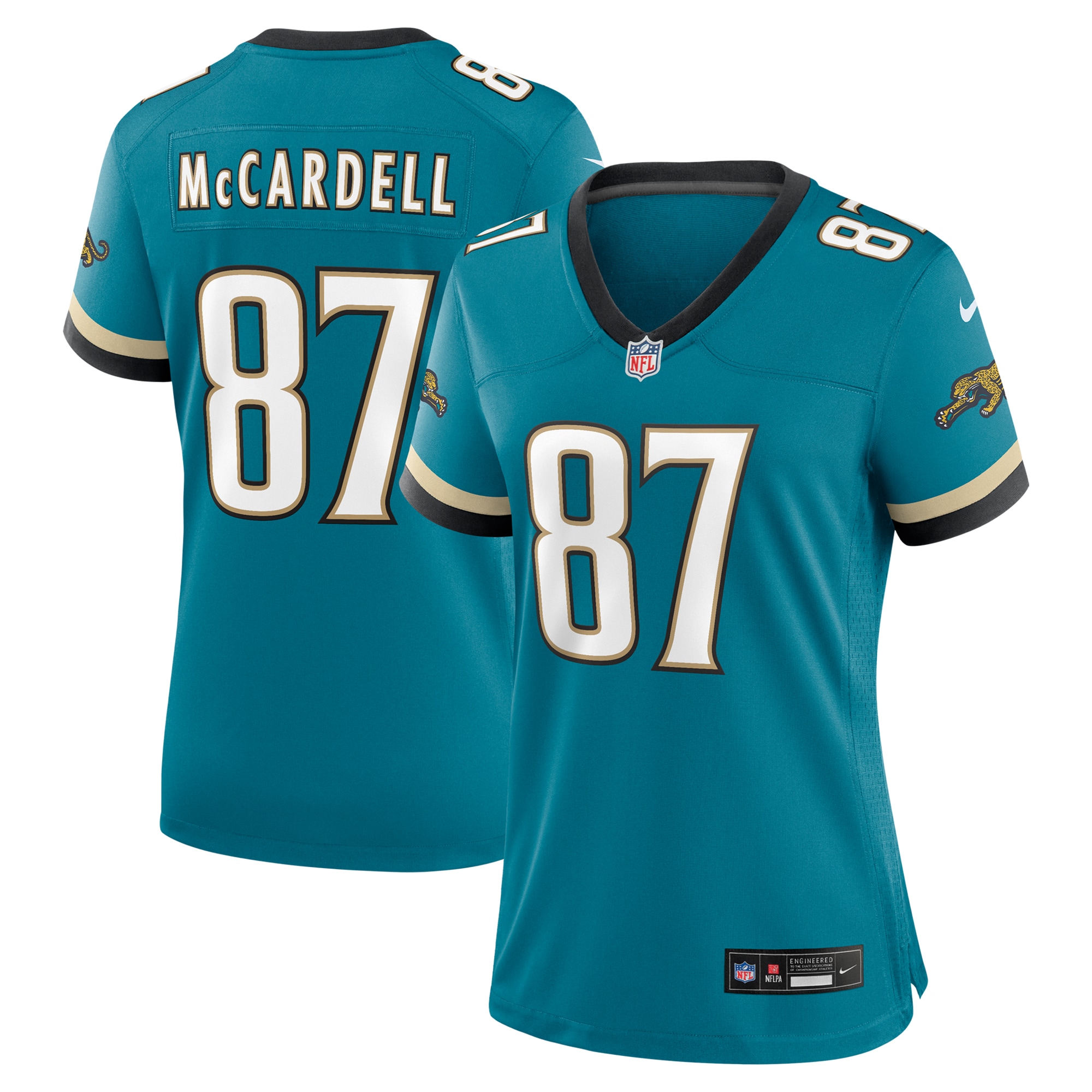 womens nike keenan mccardell teal jacksonville jaguars prowler throwback retired player game jersey Collection – Jaguars Jerseys & Hats for Every Fan