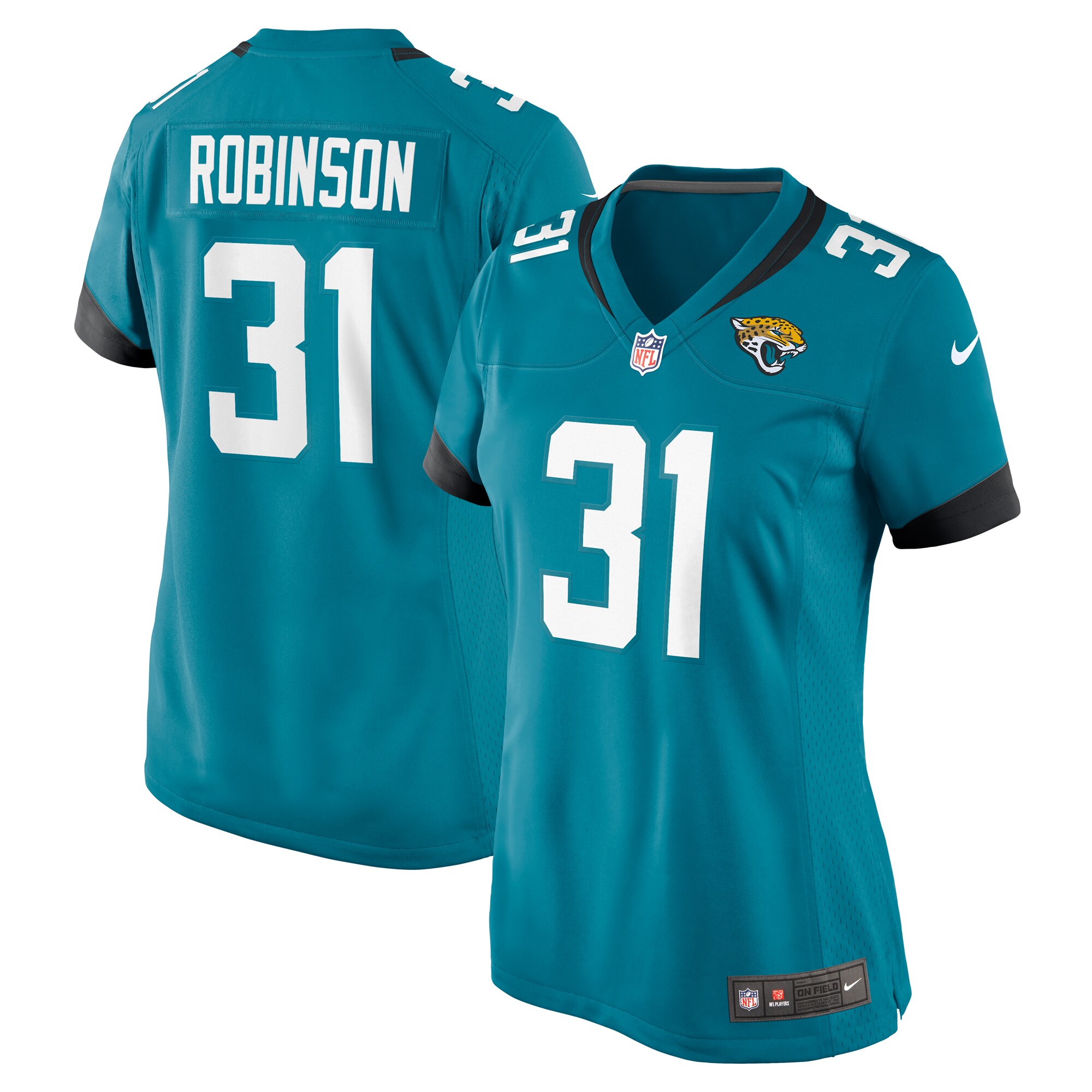 womens nike keilan robinson teal jacksonville jaguars game jersey Collection – Jaguars Jerseys & Hats for Every Fan