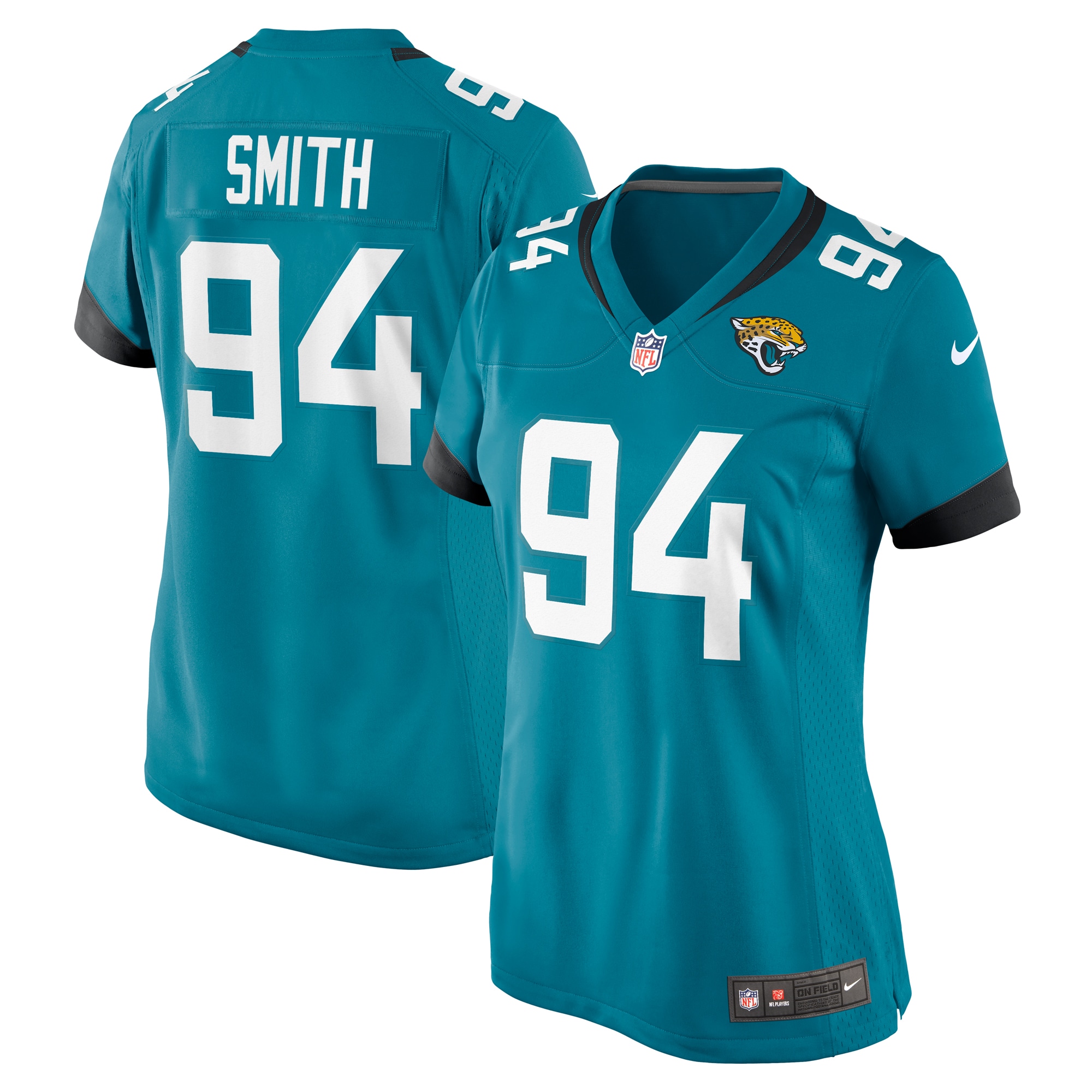 womens nike maason smith teal jacksonville jaguars game jersey Collection – Jaguars Jerseys & Hats for Every Fan