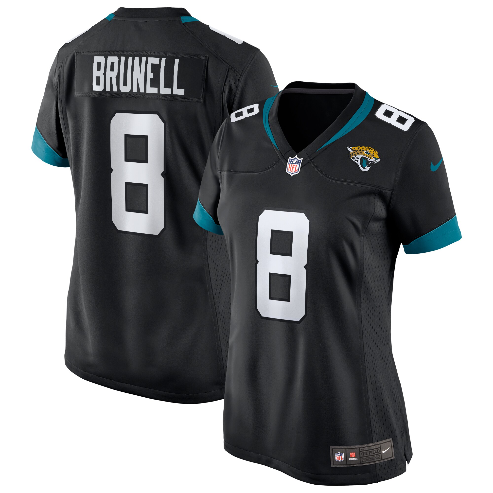 womens nike mark brunell black jacksonville jaguars game retired player jersey Collection – Jaguars Jerseys & Hats for Every Fan
