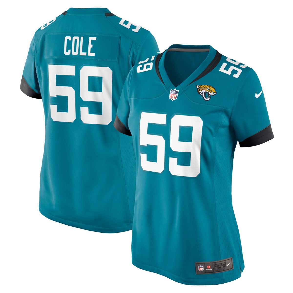 womens nike myles cole teal jacksonville jaguars game jersey Collection – Jaguars Jerseys & Hats for Every Fan