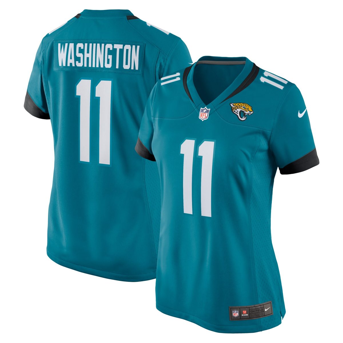 womens nike parker washington teal jacksonville jaguars team game jersey Collection – Jaguars Jerseys & Hats for Every Fan