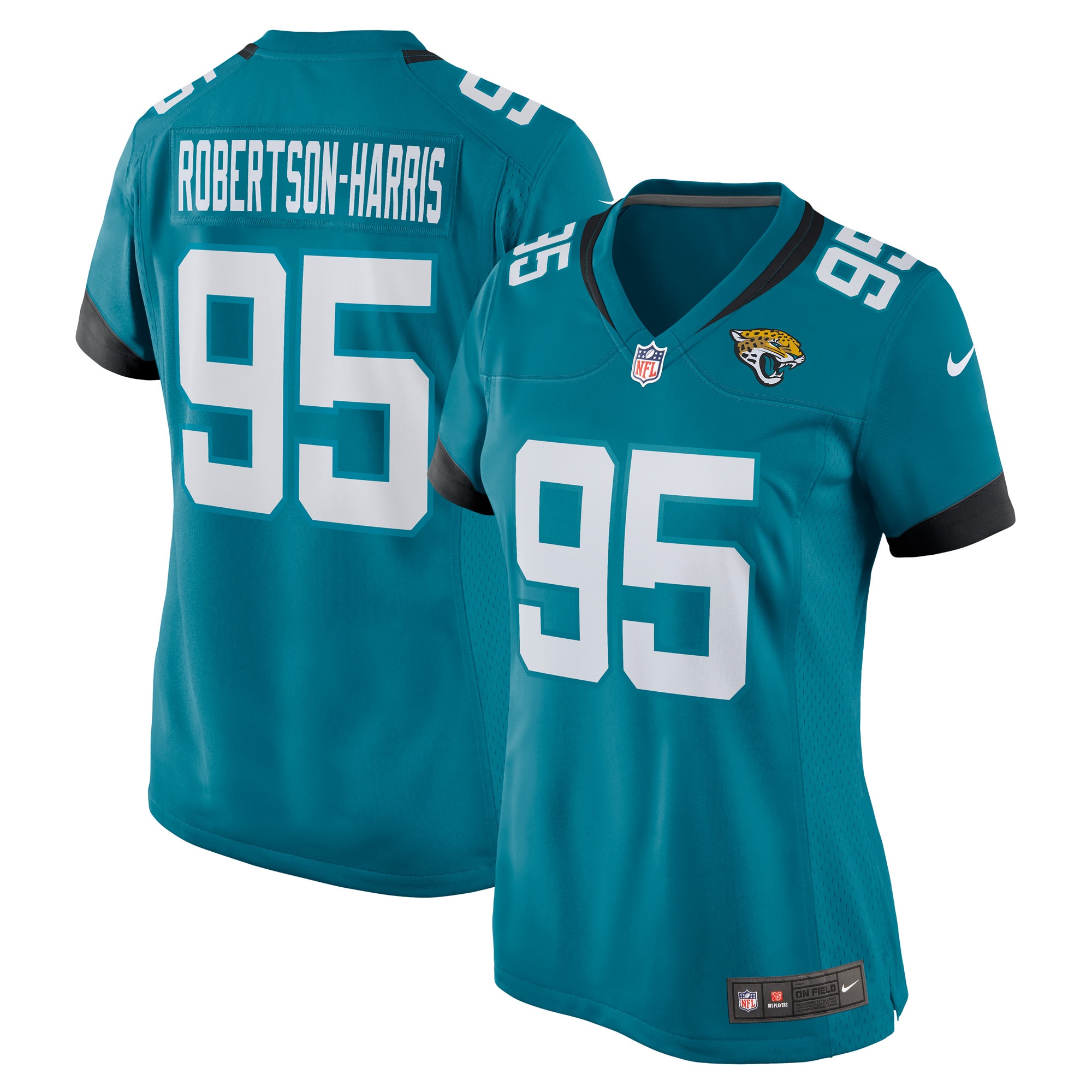 womens nike roy robertson-harris teal jacksonville jaguars game jersey Collection – Jaguars Jerseys & Hats for Every Fan