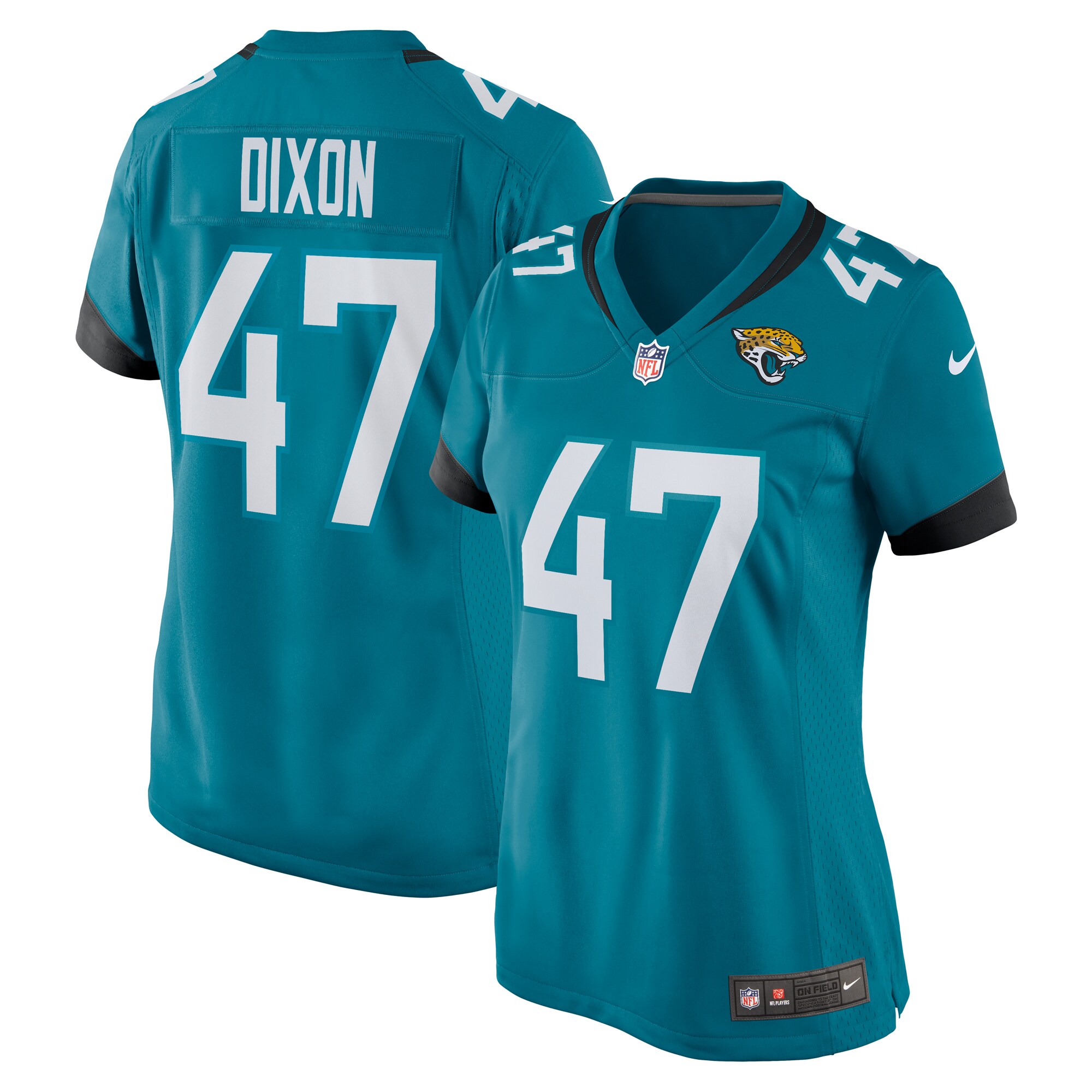 womens nike teal deshaan dixon jacksonville jaguars game player jersey Collection – Jaguars Jerseys & Hats for Every Fan