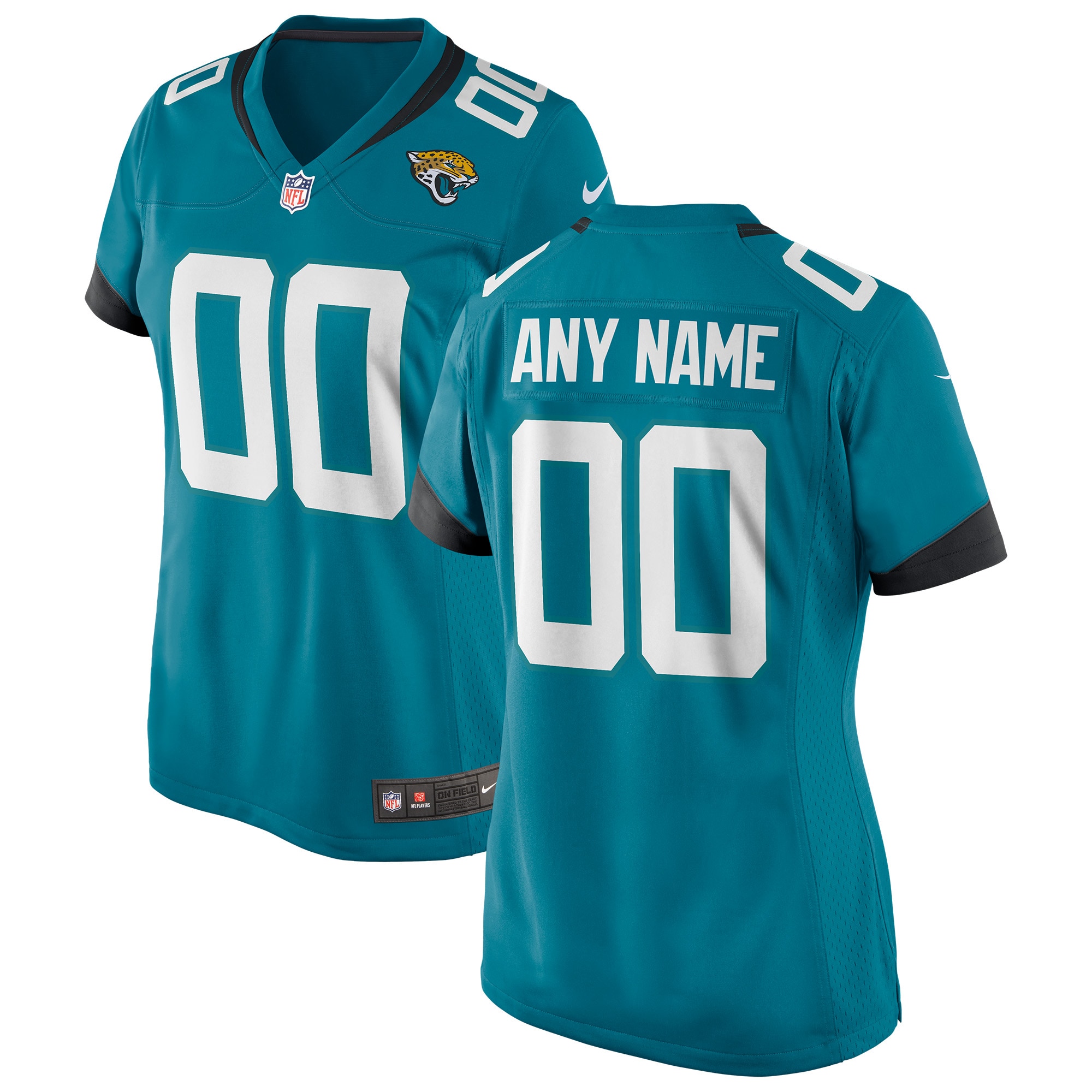 womens nike teal jacksonville jaguars custom game team jersey Collection – Jaguars Jerseys & Hats for Every Fan